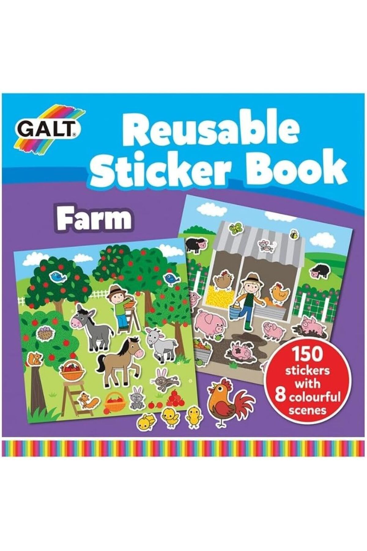 STOREMAX glpzr Reusable Sticker Book - Farm trendybuy 1109110