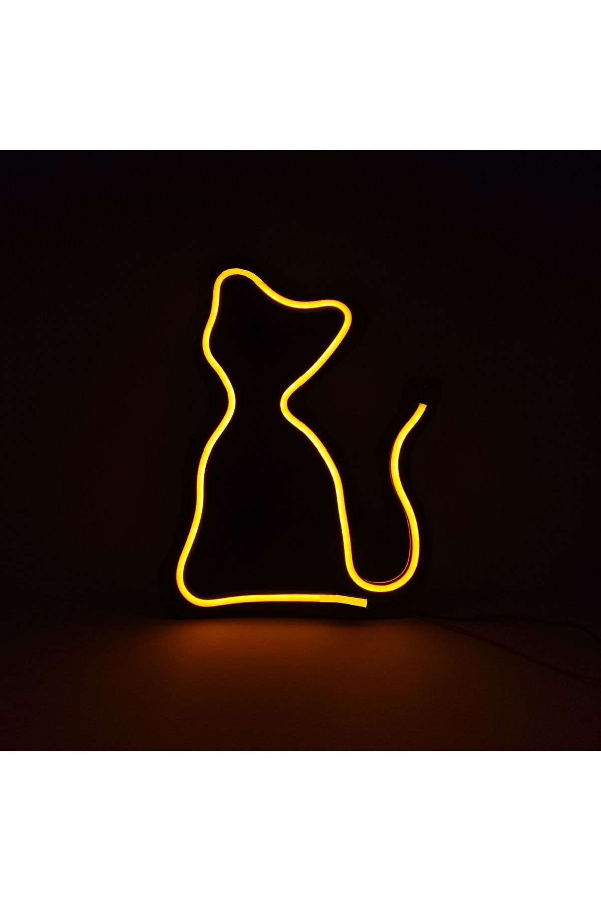 DESTİNA KEDİ TEMALI GECE LAMBASI (Stand ile dik durabilir veya Duvara Asılabilir) 22cmx30cm