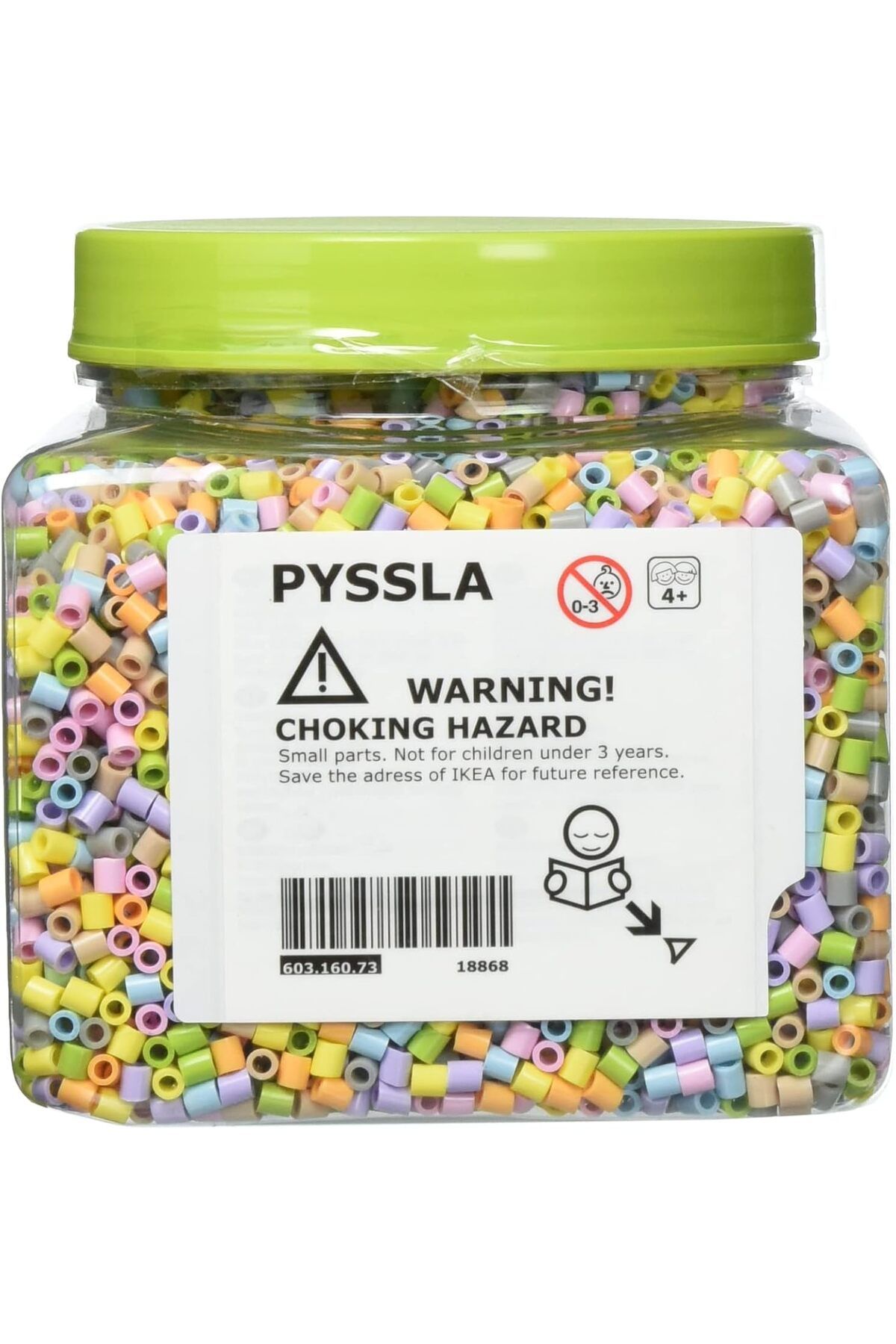 STOREMAX daliashops IKE-603.160.73 Pyssla ütü boncukları, pastel renkler Star Collection 542167