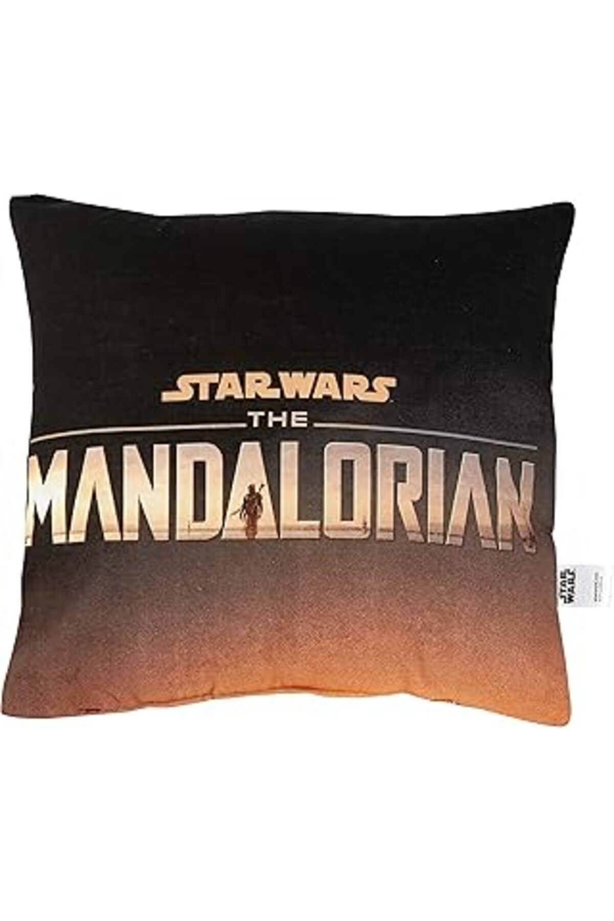 karadağsb Taç Lisanslı Mandalorian Pamuk 40X40 Cm Kırlent Baskılı