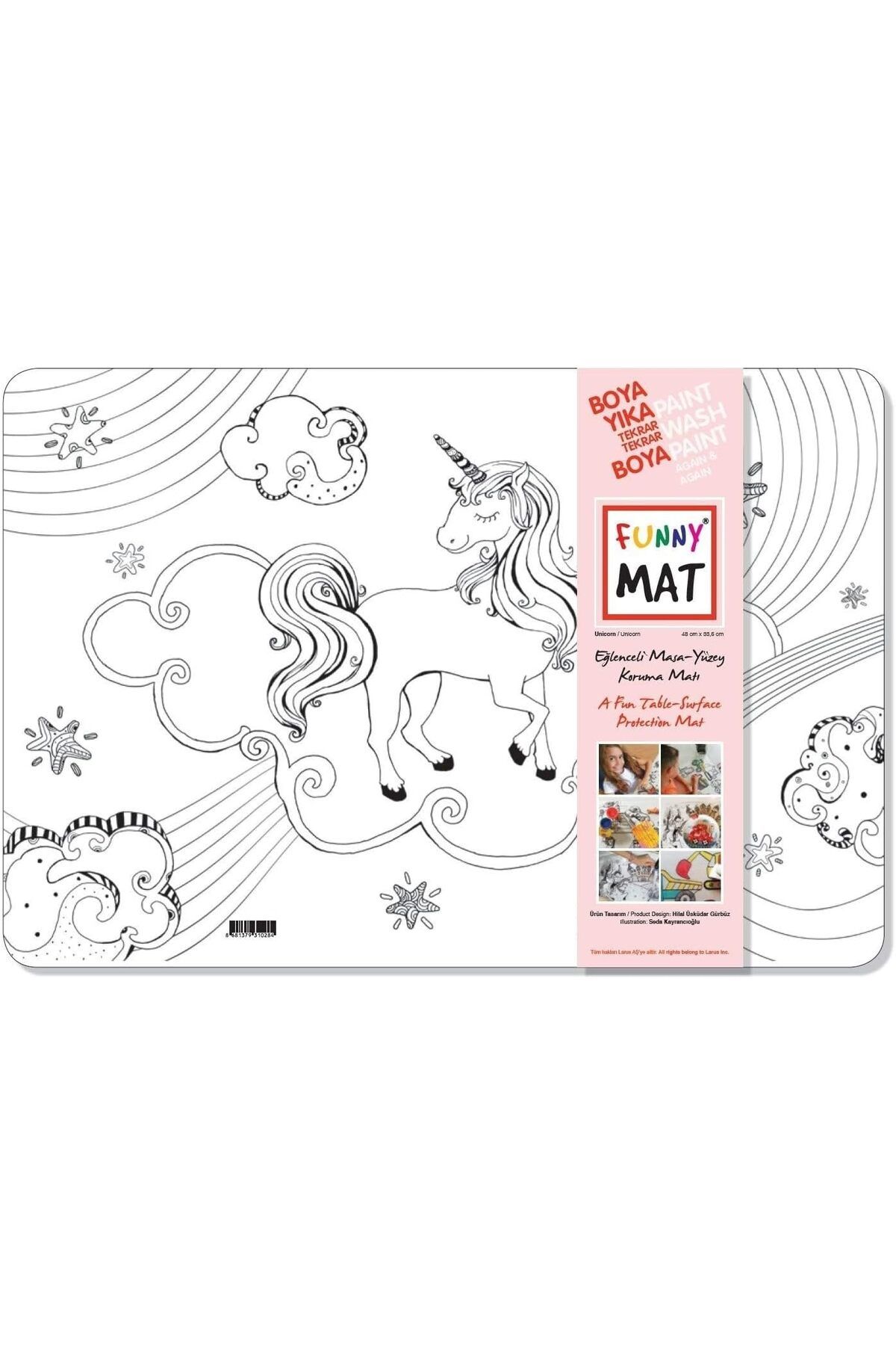 STOREMAX daliashops Çocuk Funny Mat Unicorn Star Collection 542167