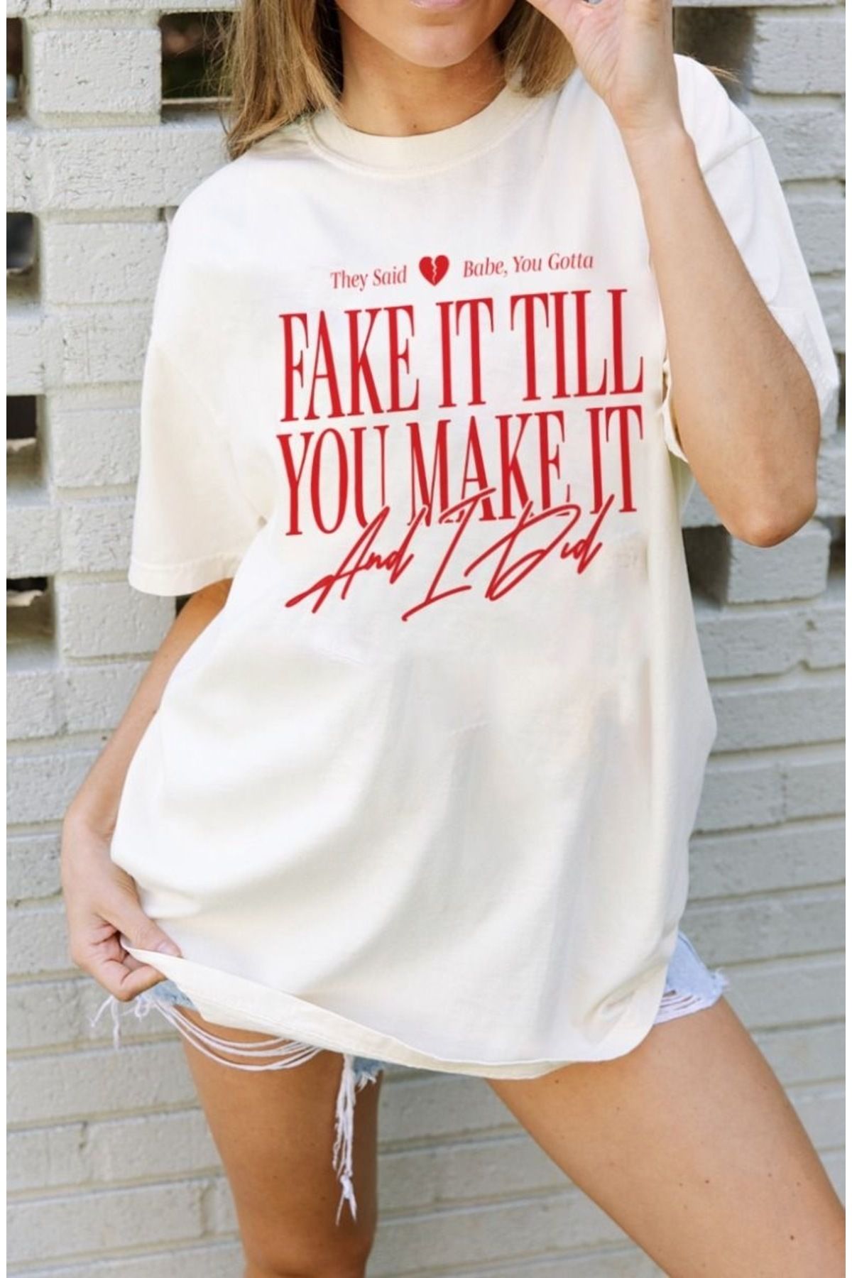 Jose Clothing Oversize Kesim Kısa Kollu Baskılı T-shirt