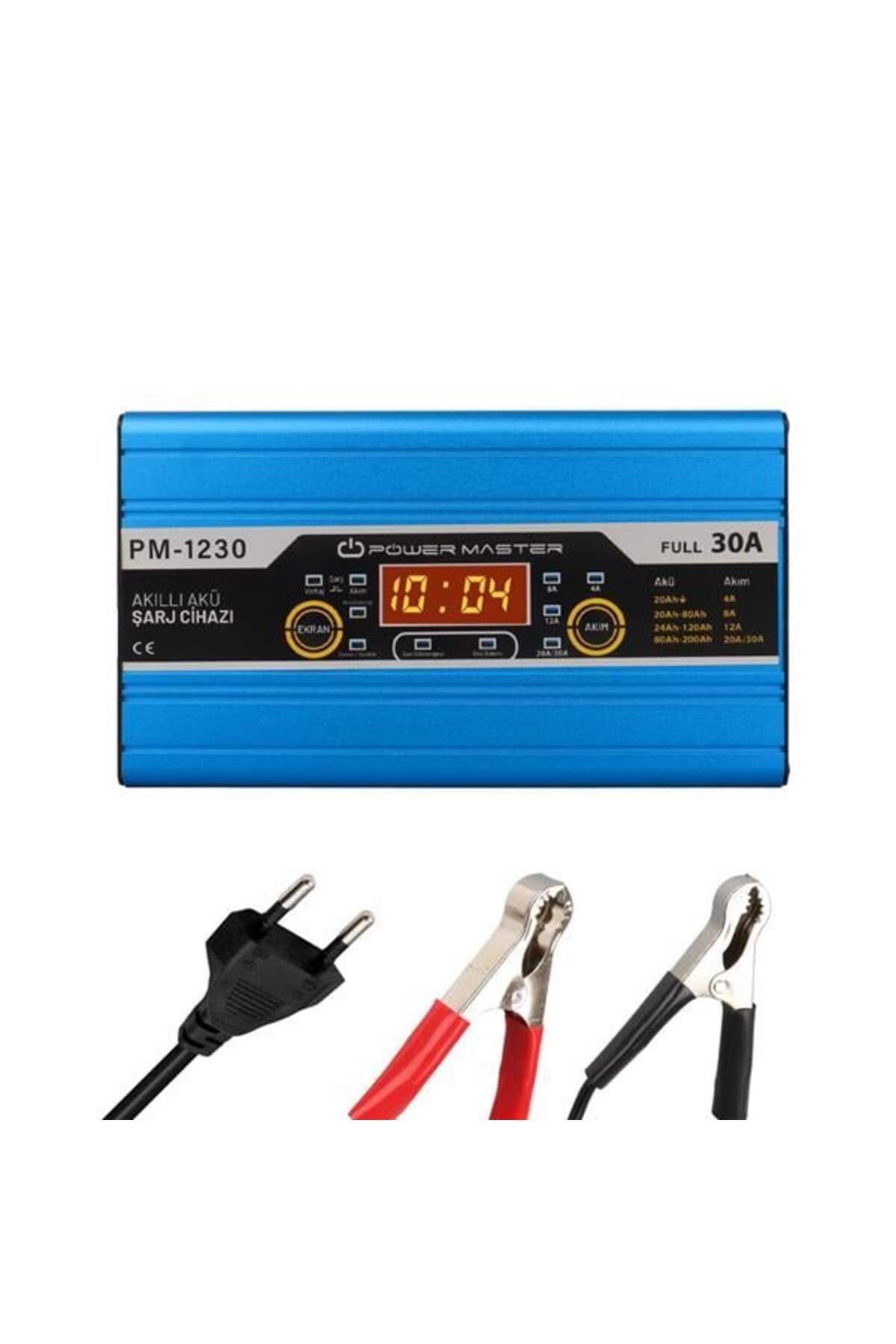 ÖYKÜ VE YİĞİT Powermaster PM-1230 12 Volt Max 30 Amper Akü Şarj Cihazı