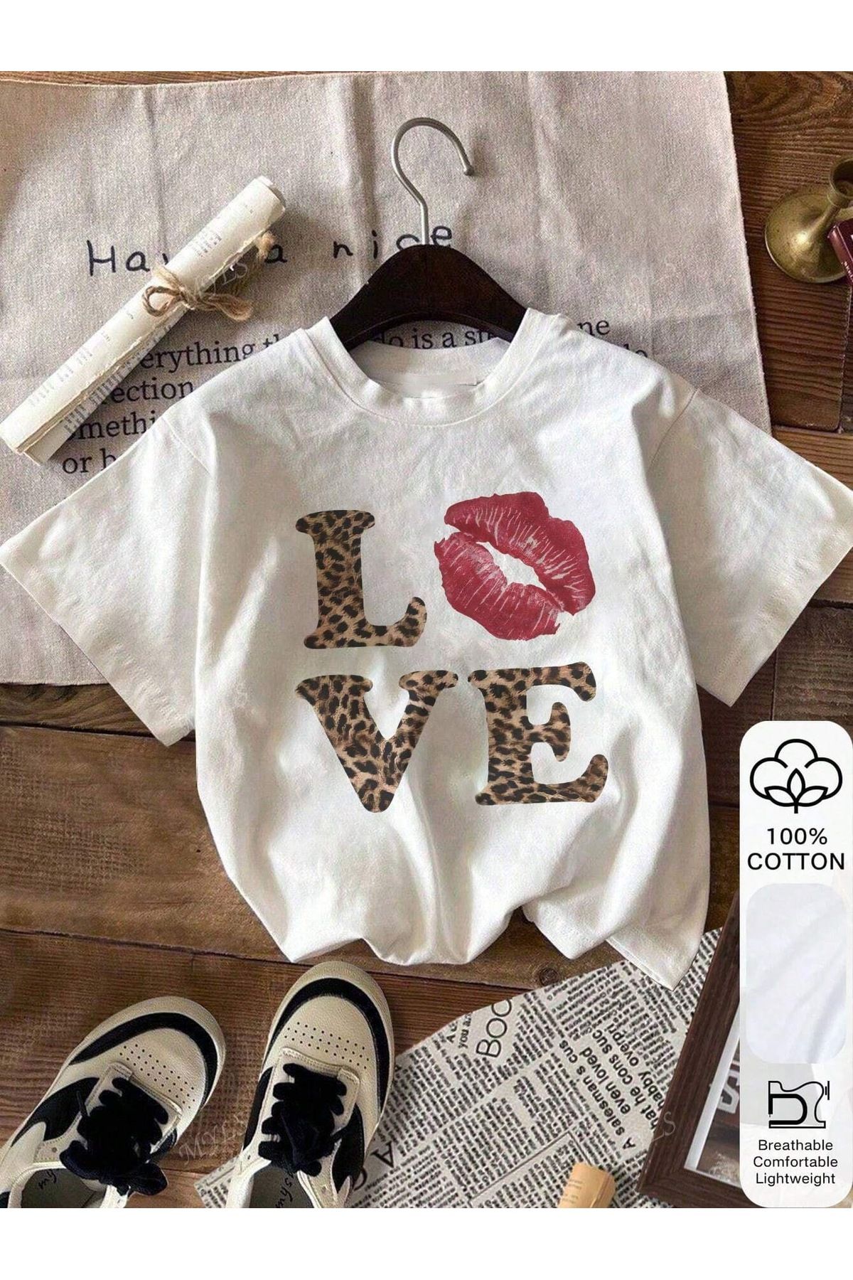 sole stories Oversize Kesim Kısa Kollu Baskılı T-shirt
