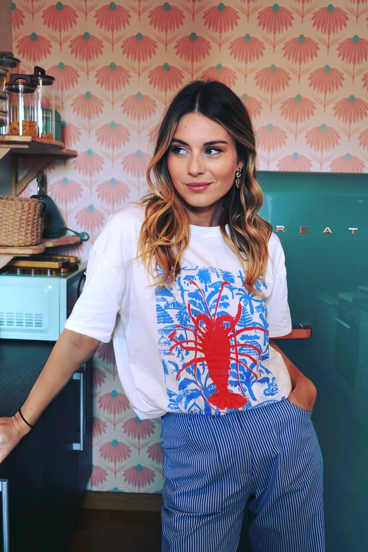 sole stories Oversize Kesim Kısa Kollu Baskılı T-shirt