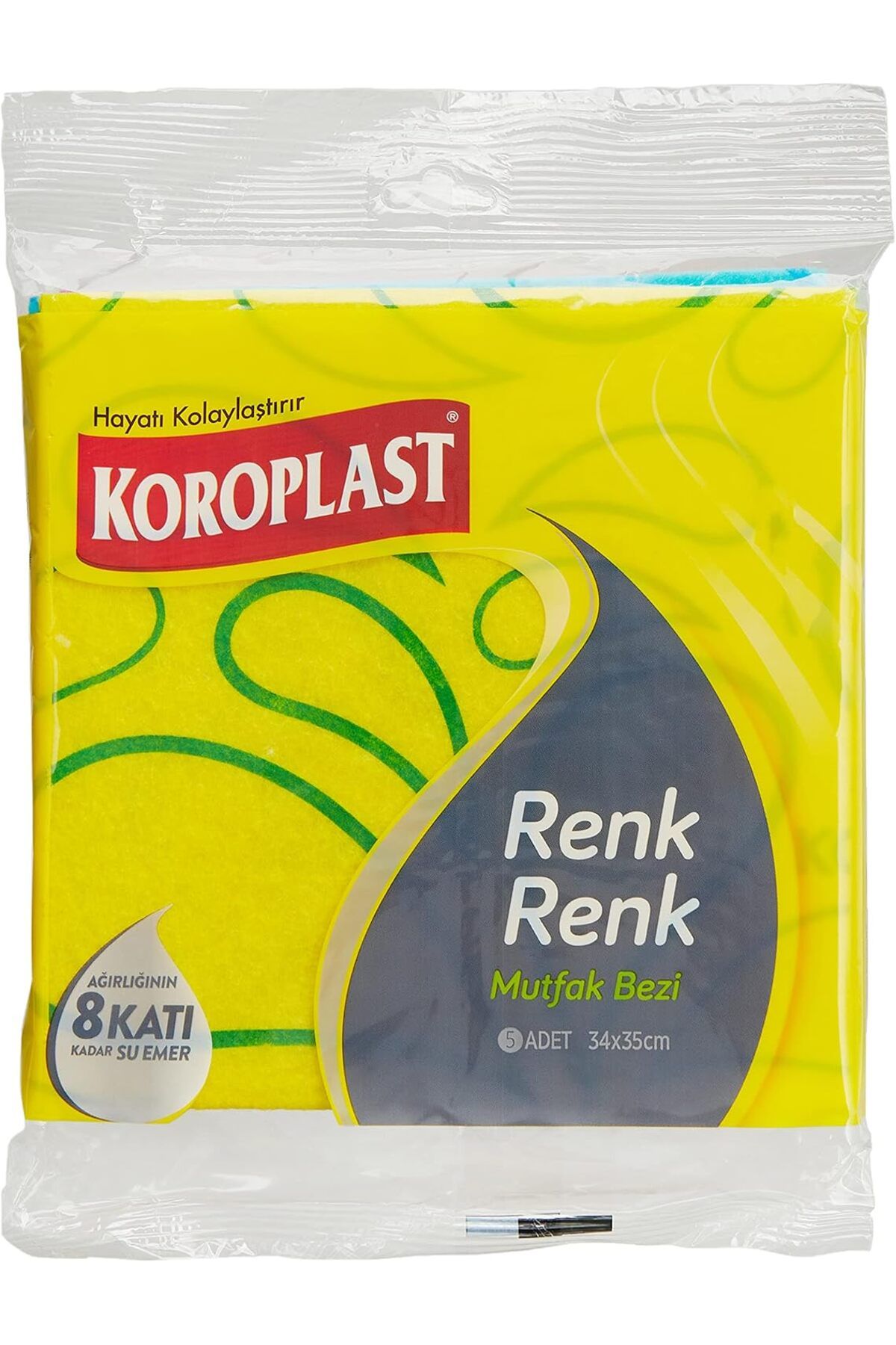 STOREMAX htpshopmx Renk Renk Mikrofiber Mutfak Bez 5'li Set, Hızlı Kuruyan Uzun Ömürlü Mikrofiber Temizl