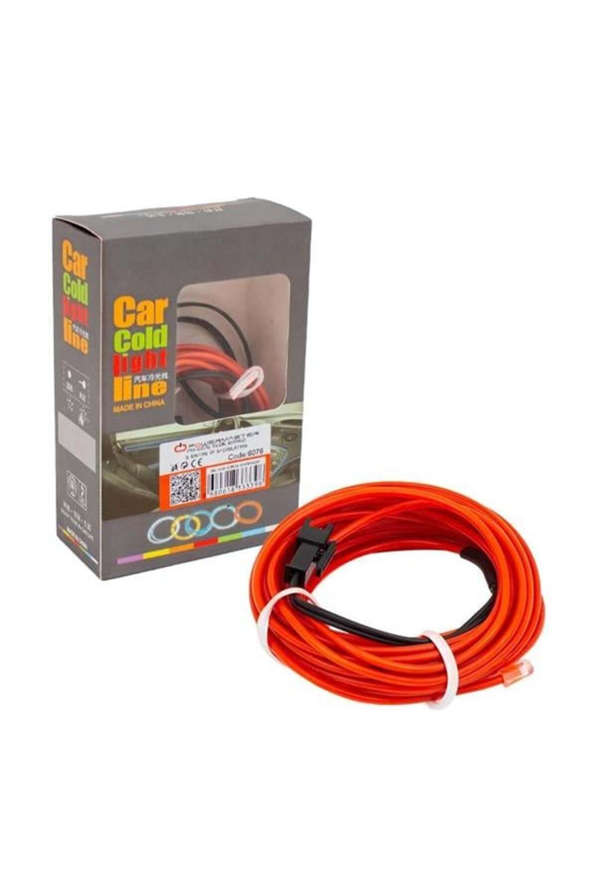 BYR Fırsat Byr Pm-6076 5 Metre 5 Volt Usb Adaptörlü Neon Kırmızı İp Aydınlatma Yeni