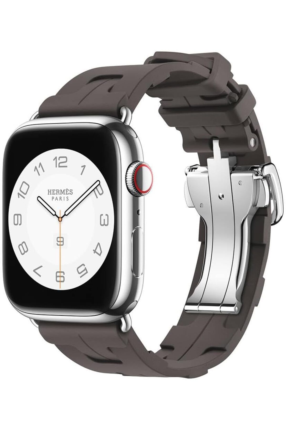 ÇAĞUR KDROGLU İle Uyumlu Watch 38mm/40mm Spor Görünümlü KRD-94 Silikon Kordon Haki YENİ 1109945