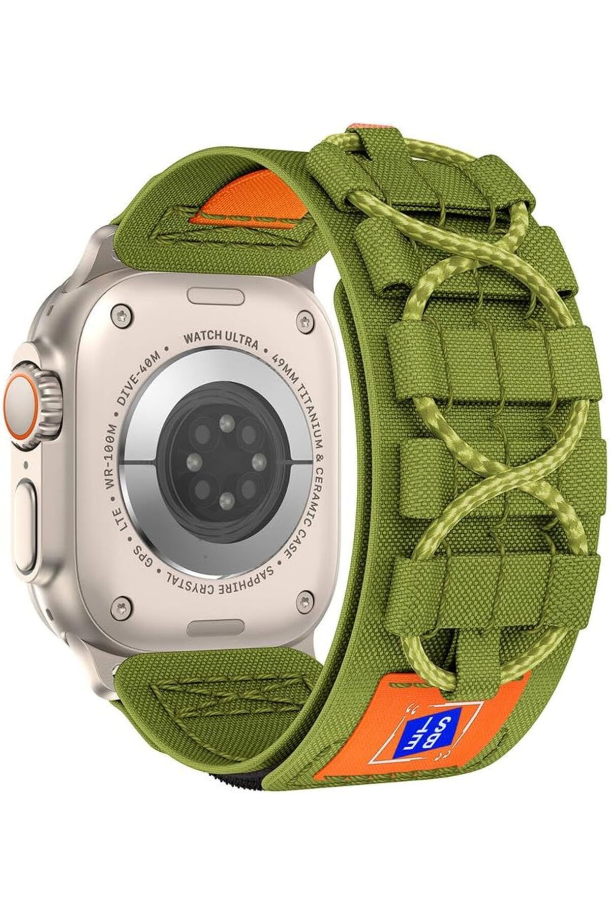 DERİK dsr İle Uyumlu Watch 42mm KRD-99 Hasır Kordon Yeşil hrn 1122015