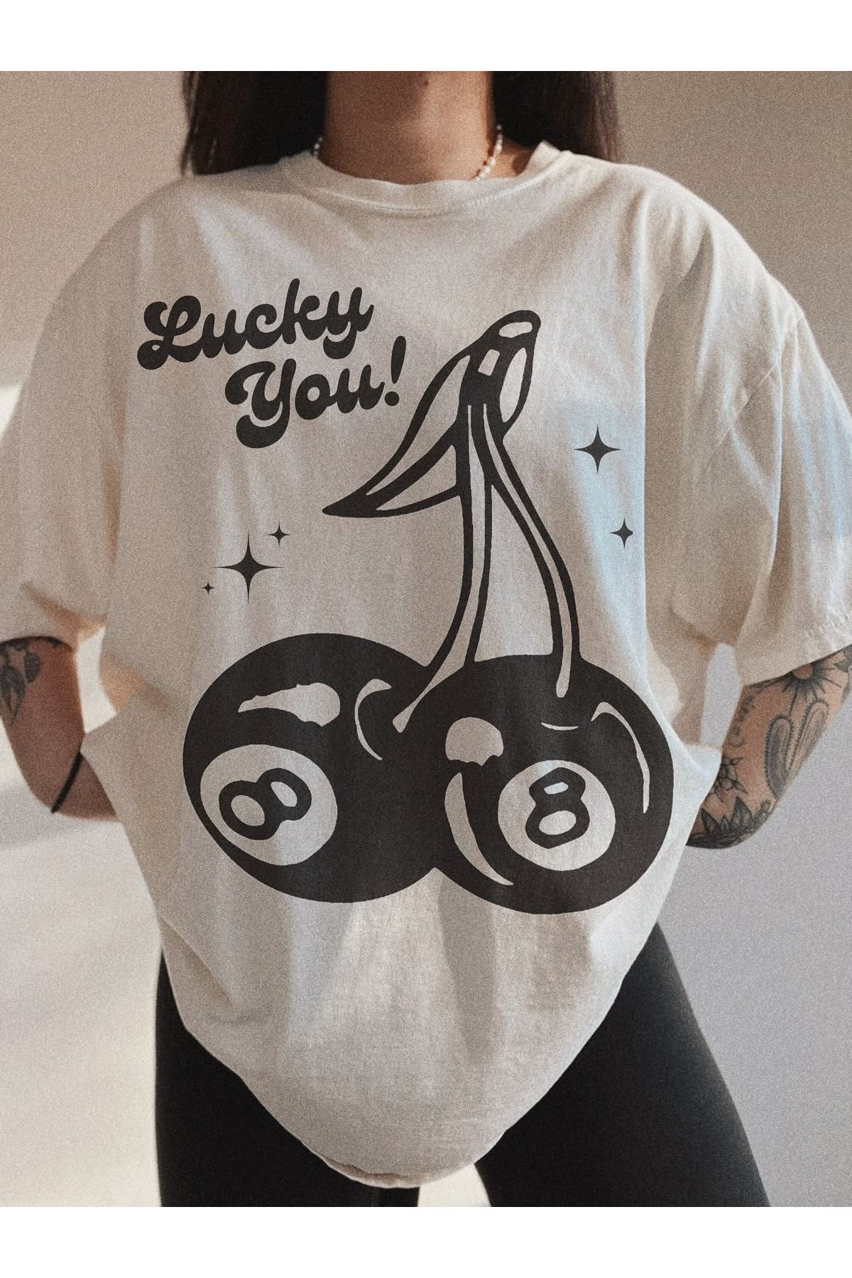 Jose Clothing Oversize Kesim Kısa Kollu Baskılı T-shirt