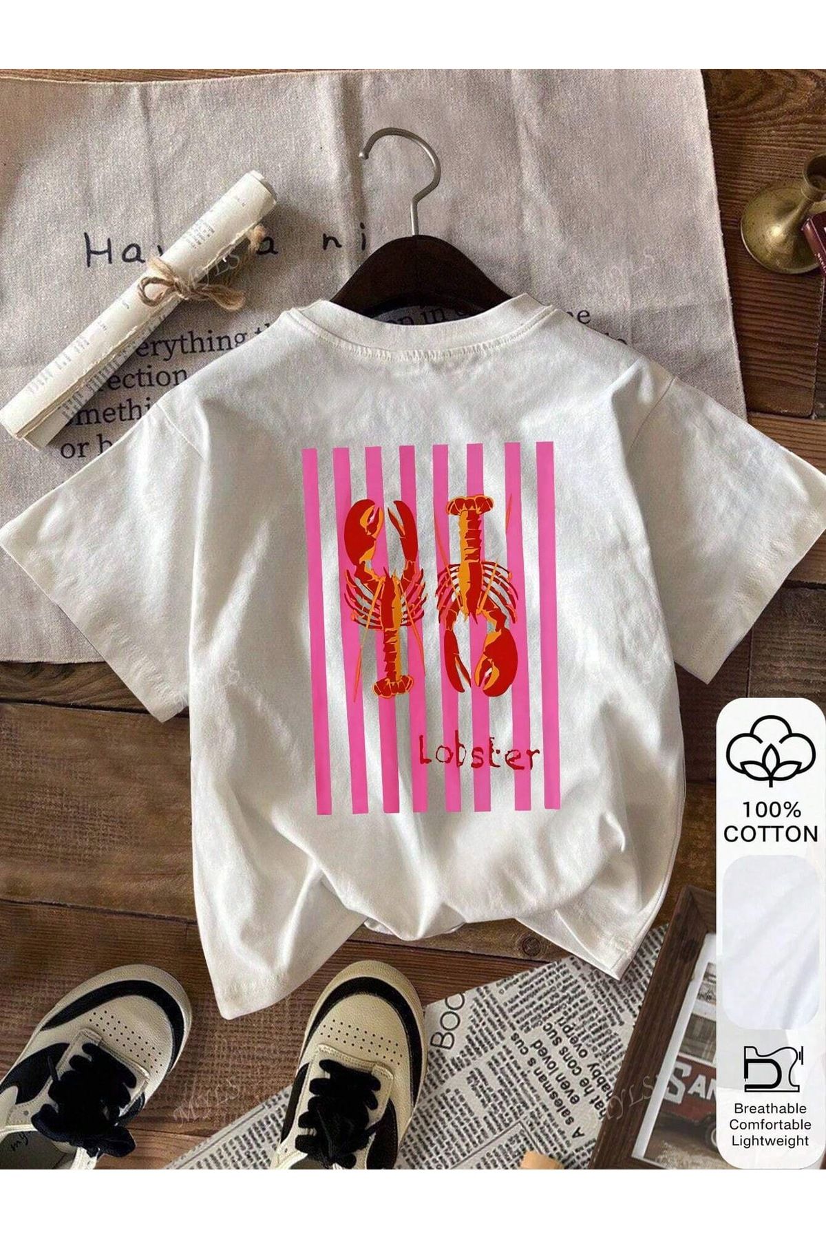 sole stories Oversize Kesim Kısa Kollu Baskılı T-shirt