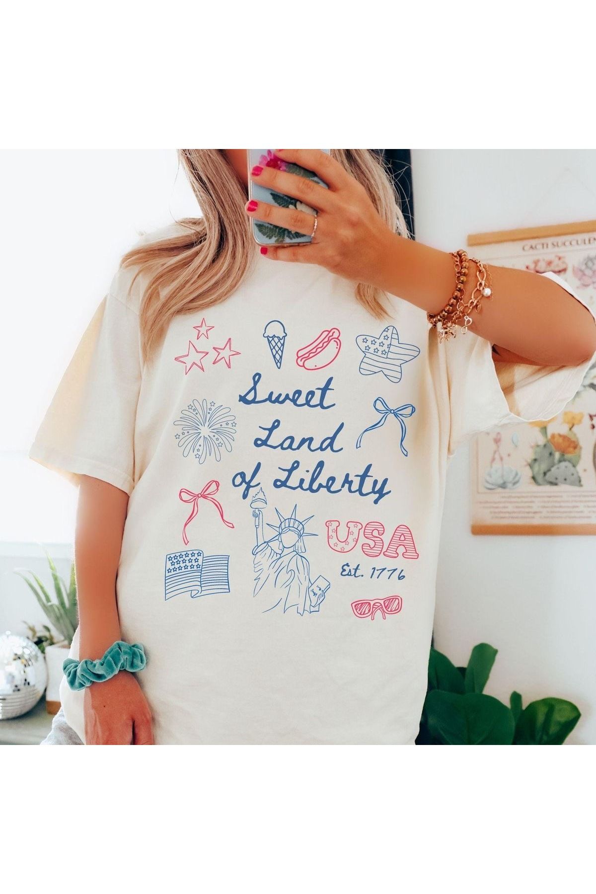 Jose Clothing Oversize Kesim Kısa Kollu Baskılı T-shirt