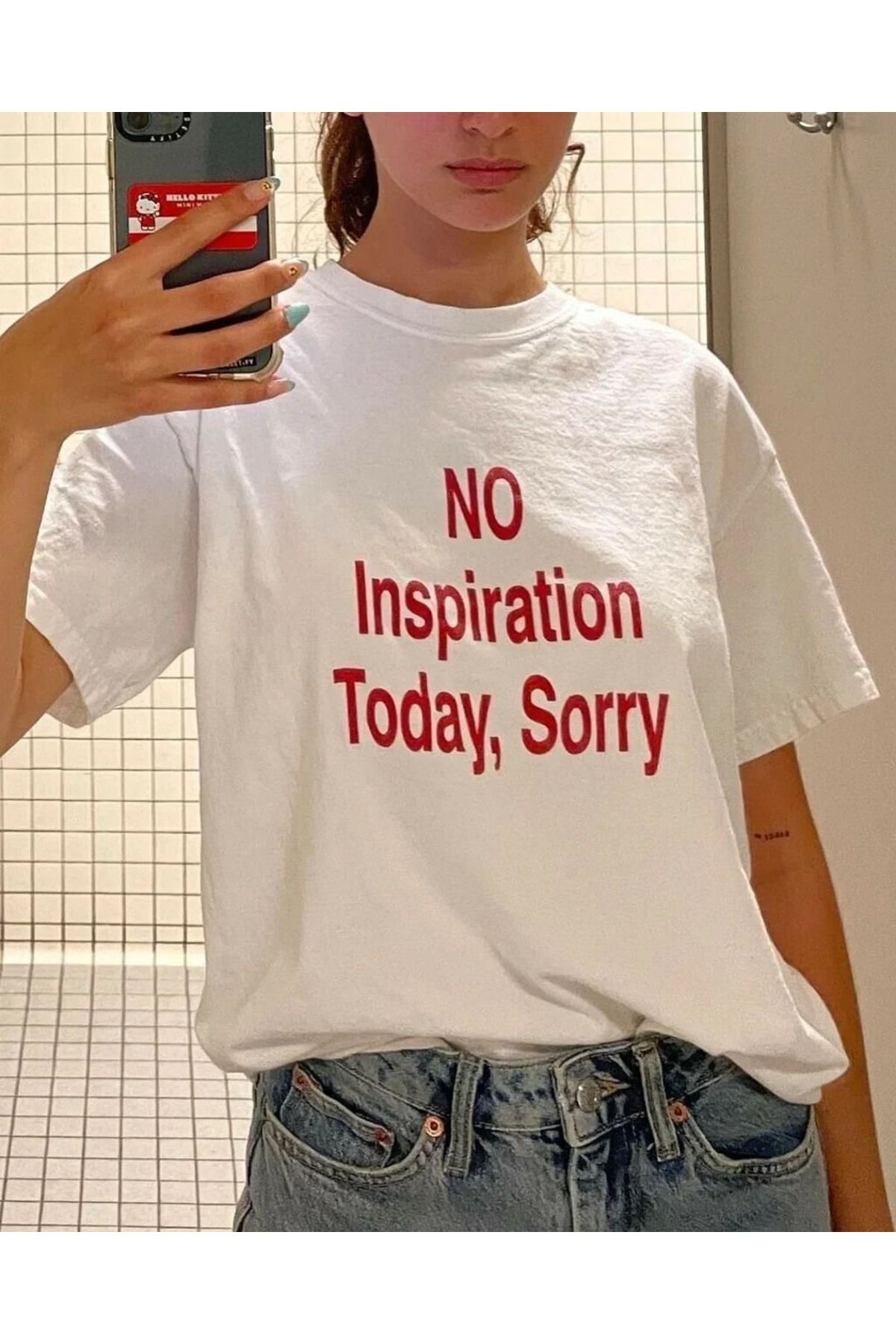 sole stories Oversize Kesim Kısa Kollu Baskılı T-shirt
