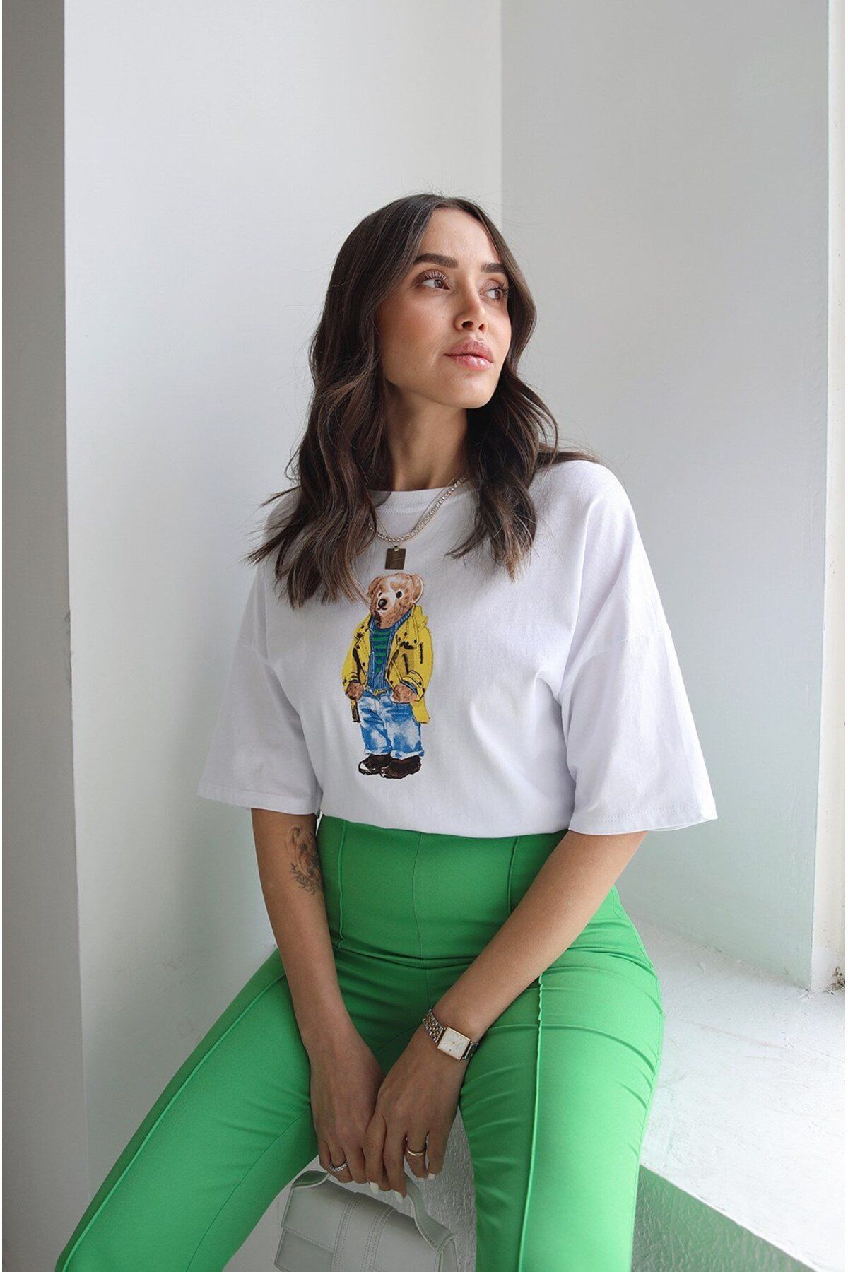 Jose Clothing Oversize Kesim Kısa Kollu Baskılı T-shirt