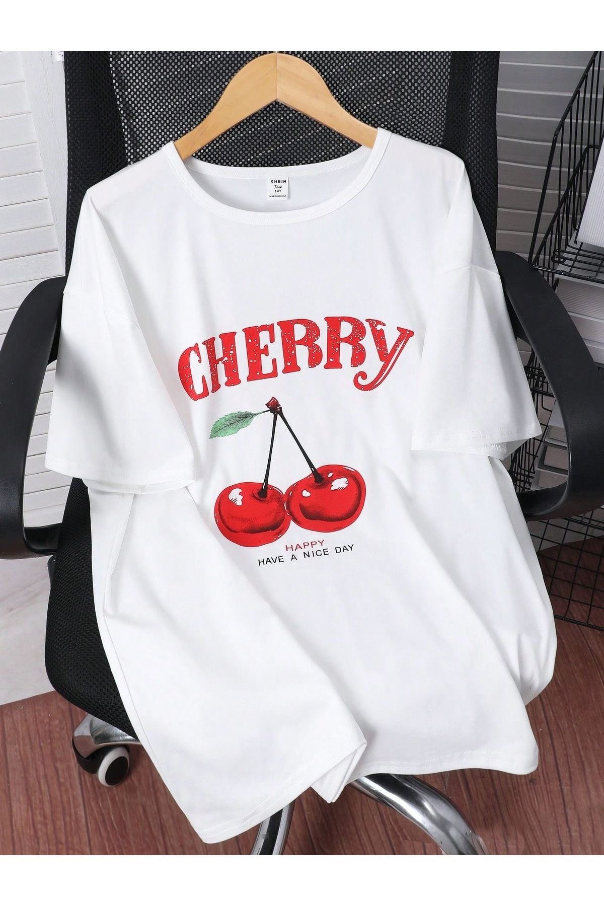 sole stories Oversize Kesim Kısa Kollu Baskılı T-shirt