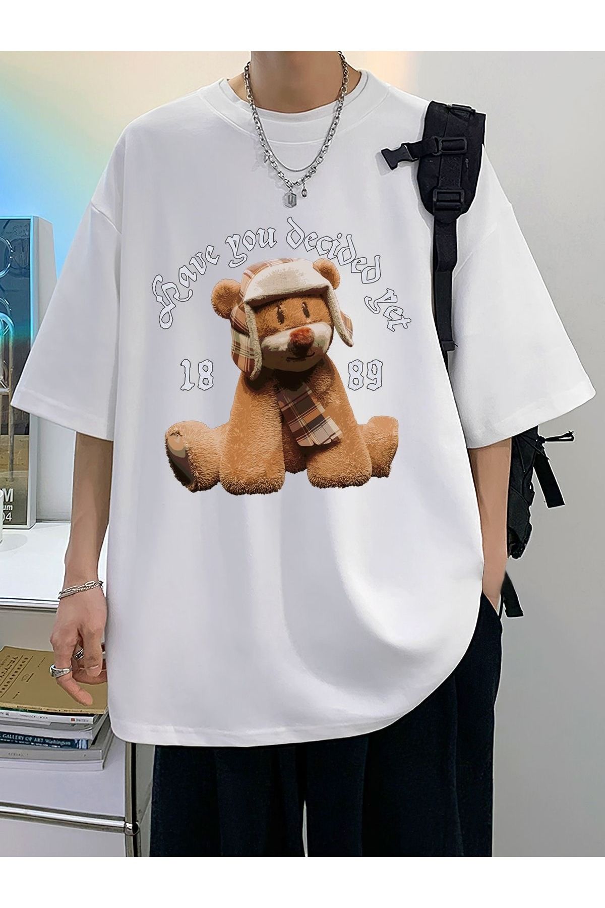 sole stories Oversize Kesim Kısa Kollu Baskılı T-shirt