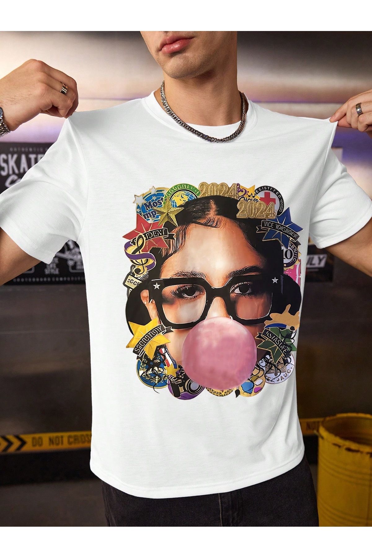 sole stories Oversize Kesim Kısa Kollu Baskılı T-shirt