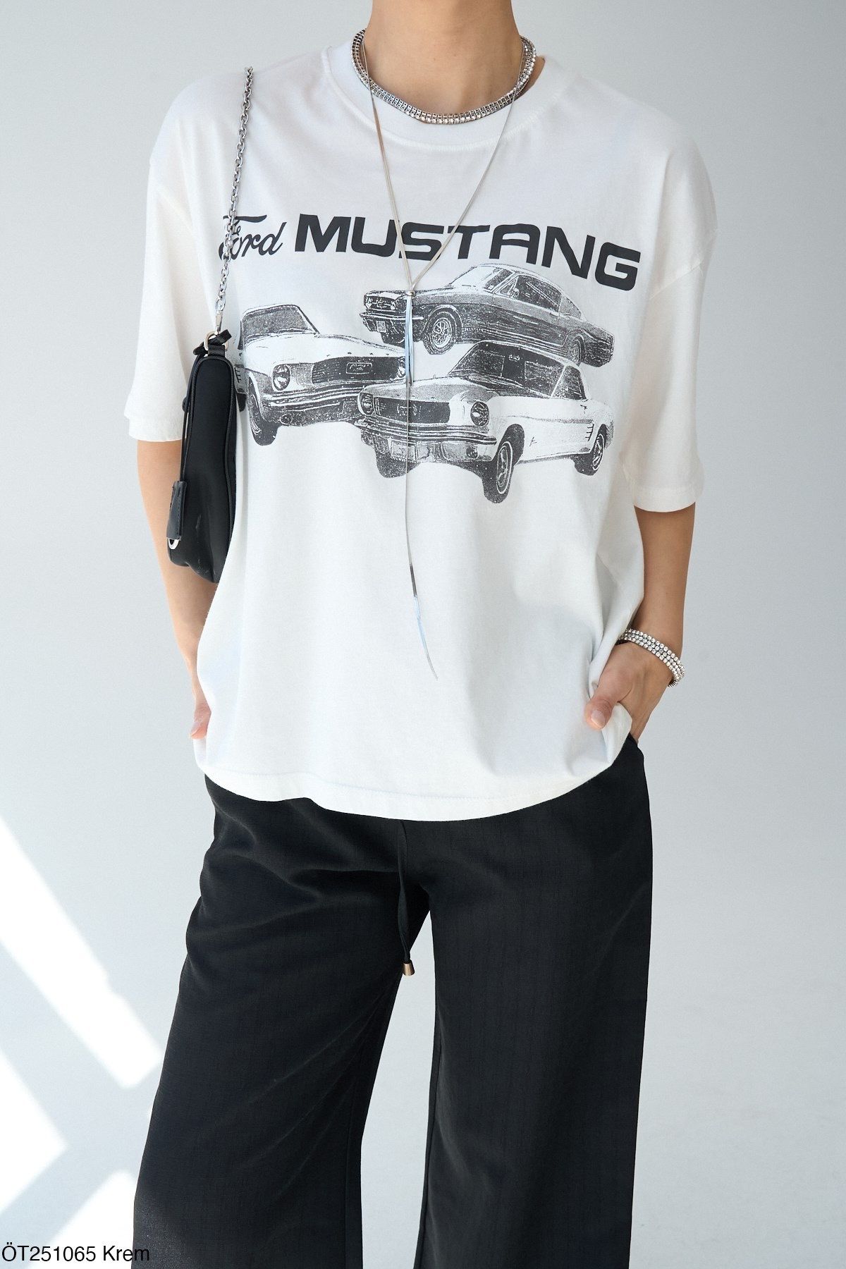 Jose Clothing Oversize Kesim Kısa Kollu Baskılı T-shirt