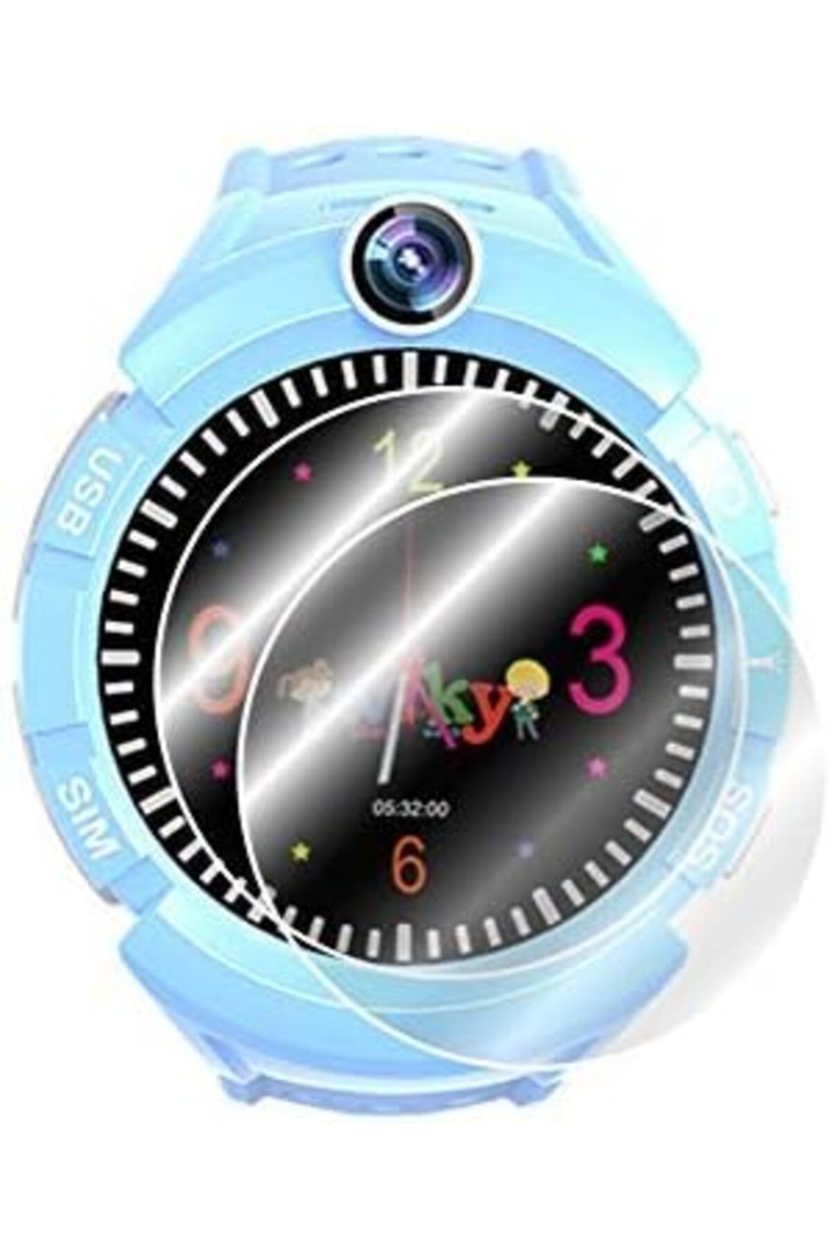 KDROĞLU KDROGLU Wiky Watch 3 Akıllı Çocuk Saati Ekran Koruyucu, 2 Adet New Desing 1109836