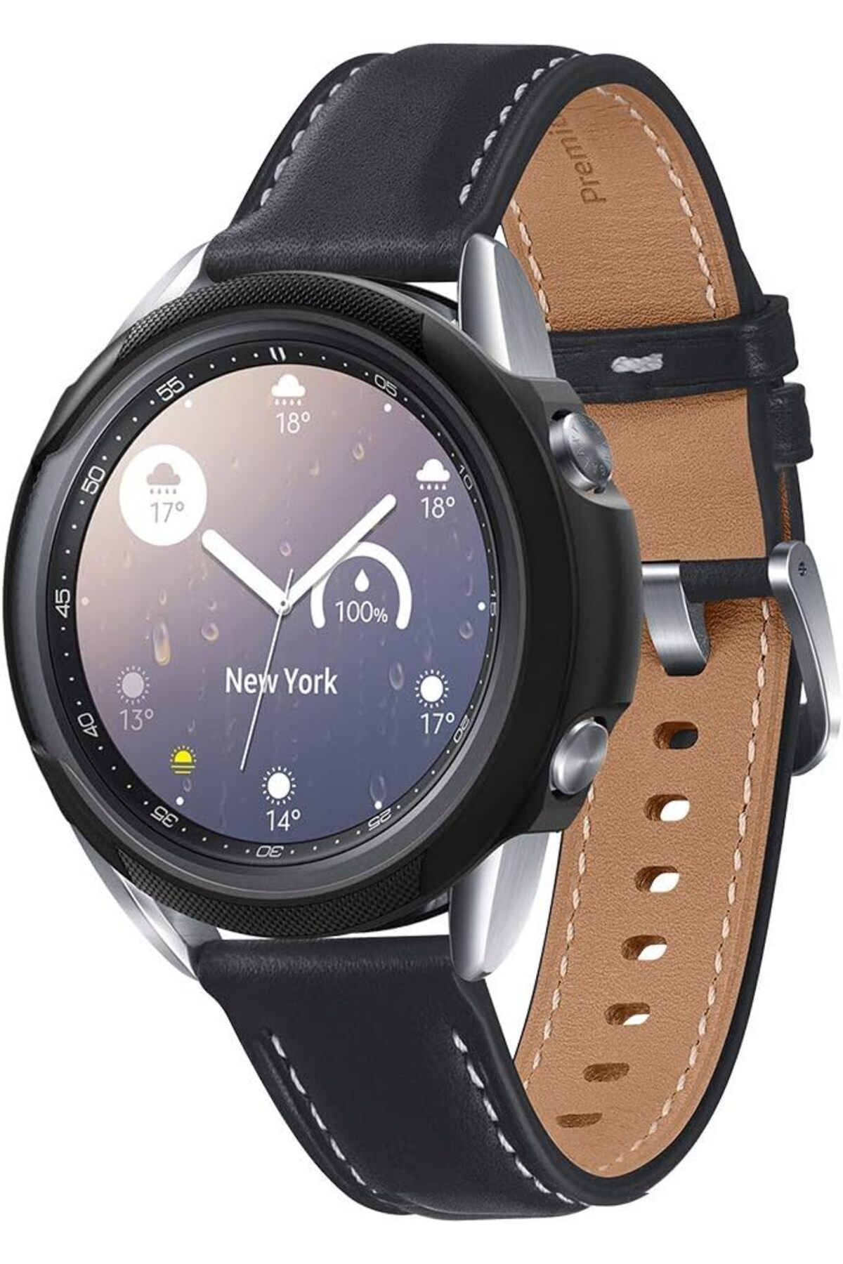 KDROĞLU GEÇMEZ Galaxy Watch 3 (41mm) Kılıf Liquid Air Black - ACS01561 AVM 1114477