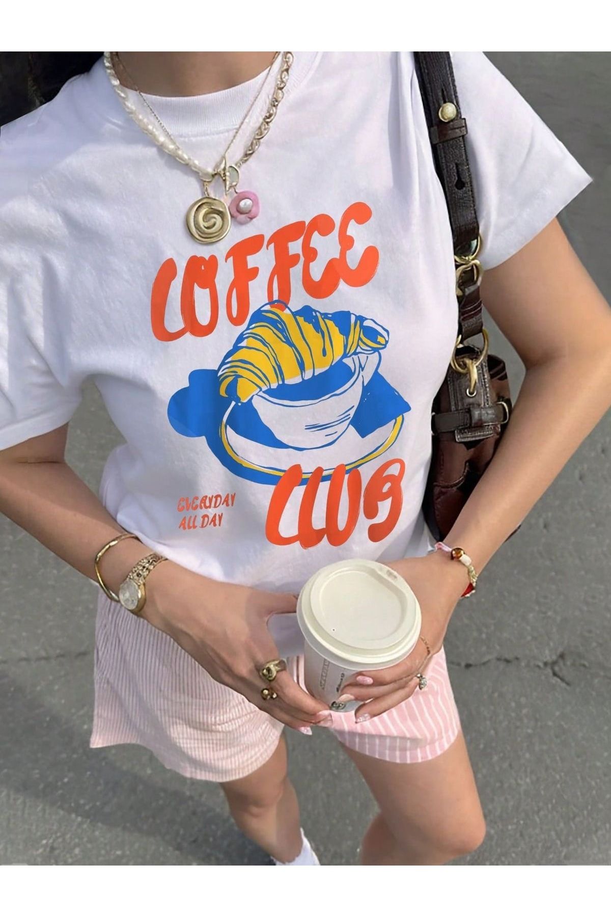 sole stories Oversize Kesim Kısa Kollu Baskılı T-shirt