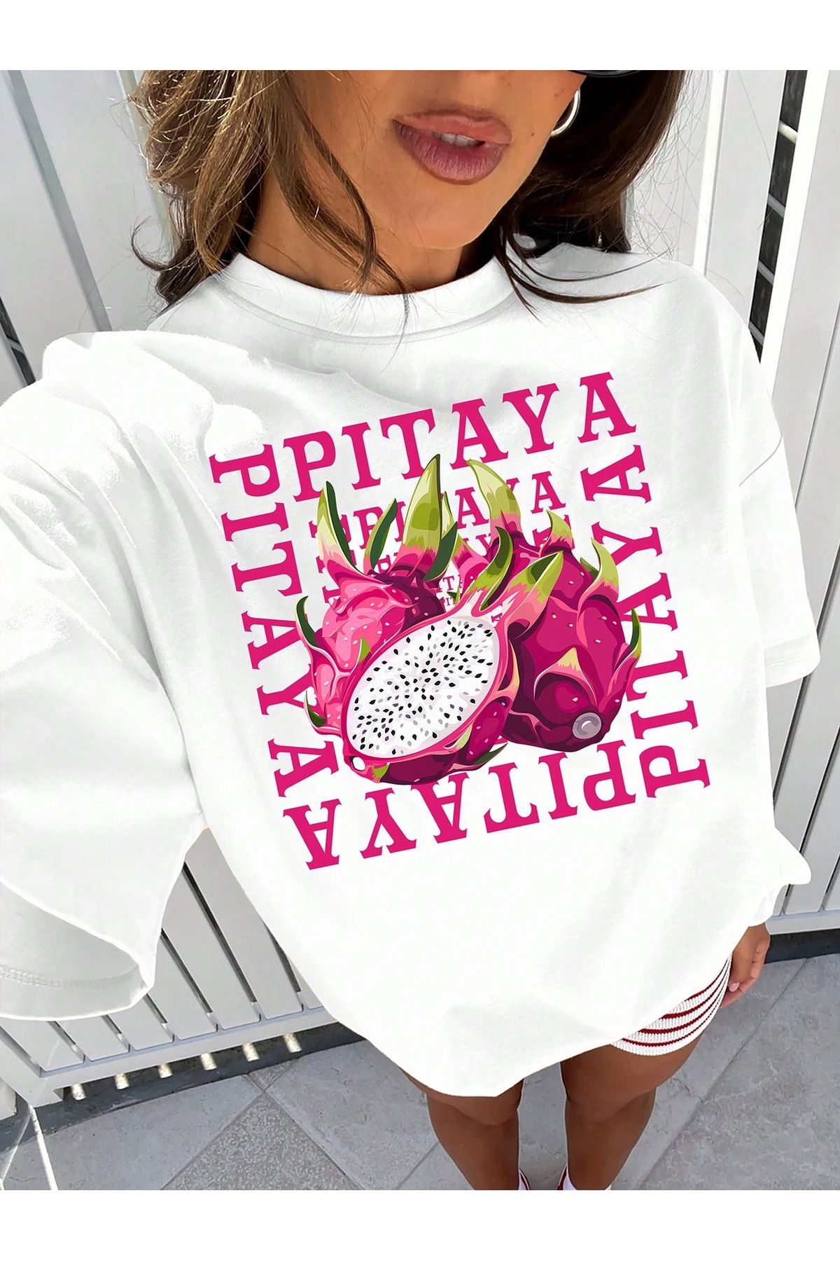 Jose Clothing Oversize Kesim Kısa Kollu Baskılı T-shirt