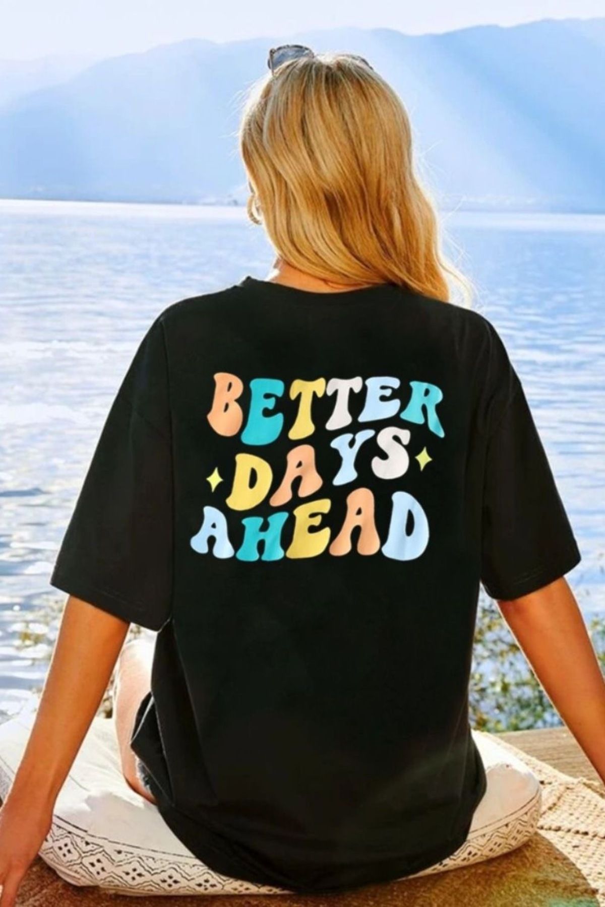 sole stories Oversize Kesim Kısa Kollu Baskılı T-shirt