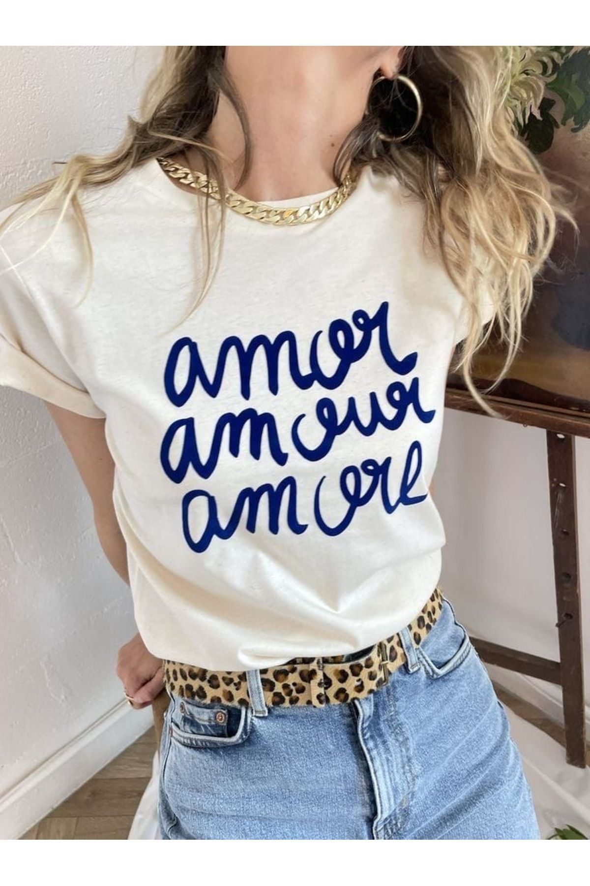 sole stories Oversize Kesim Kısa Kollu Baskılı T-shirt