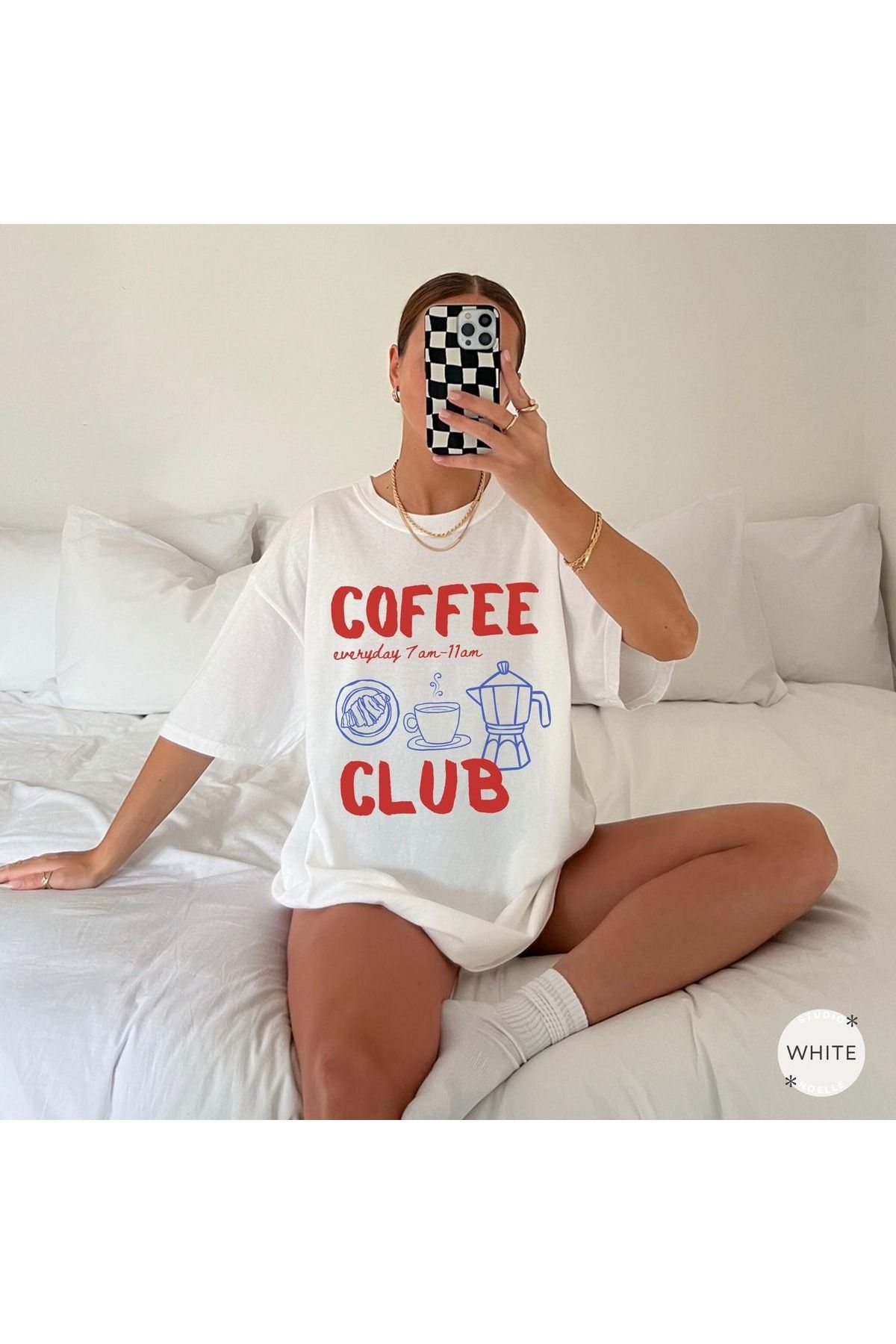 sole stories Oversize Kesim Kısa Kollu Baskılı T-shirt