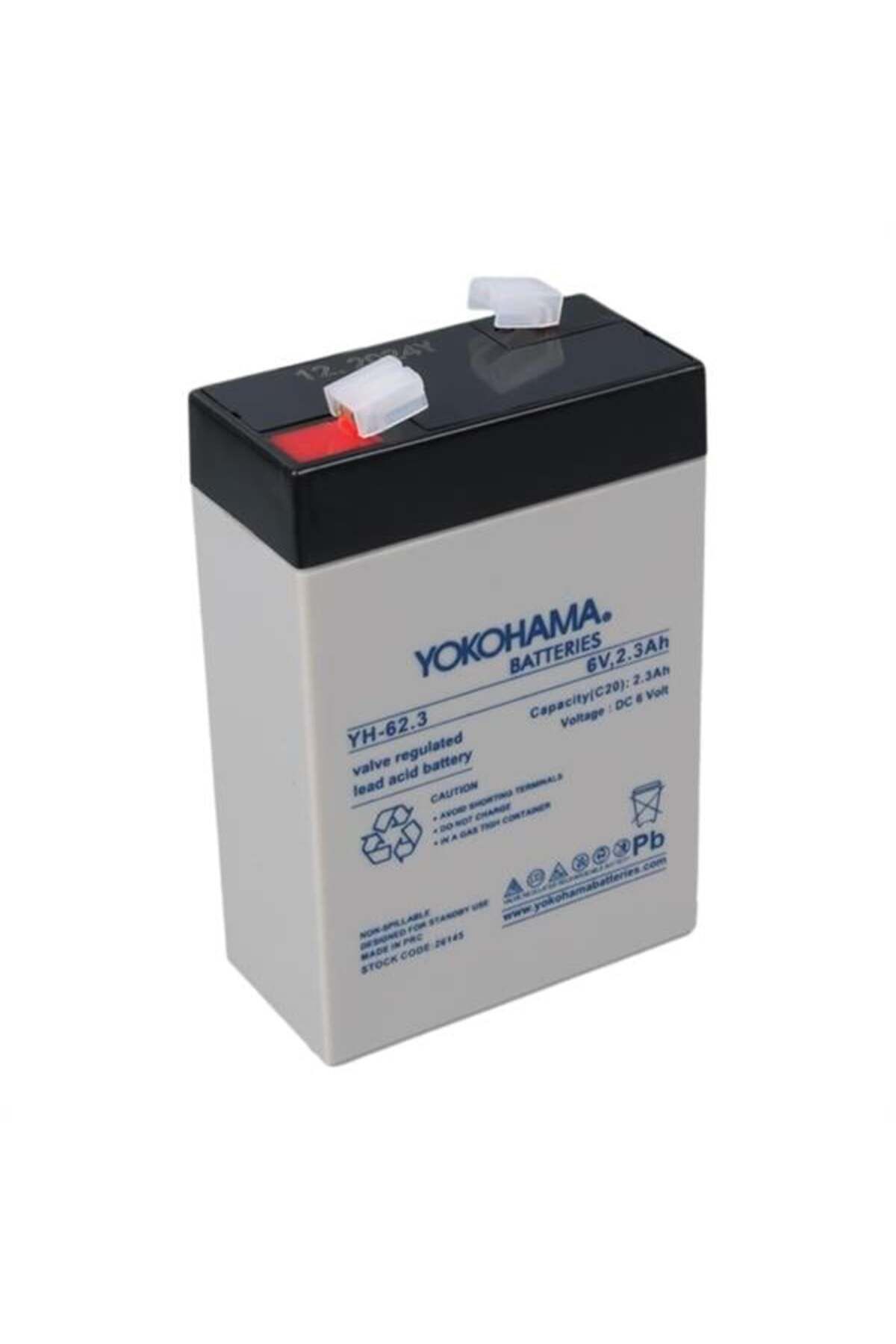 Roses Store Yokohama Yh-62.3 6 Volt - 2.3 Amper Akü (90X43X38 Mm)