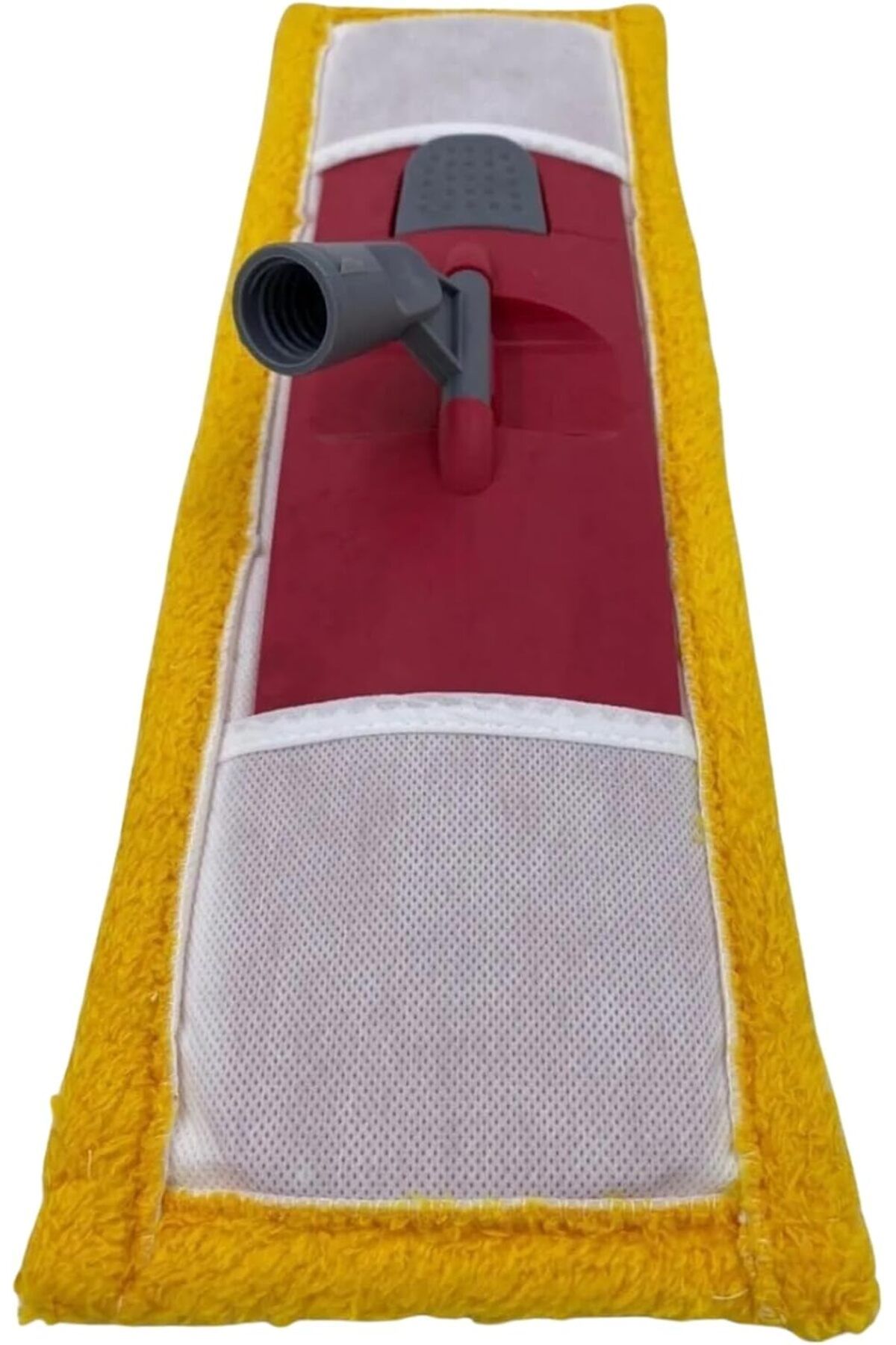 STOREMAX htpshopmx Mop Bezi - 40cm Palet Uyumlu, Nemli Mop Başlığı, Pratik Kilitli Sarı Tasarım str http