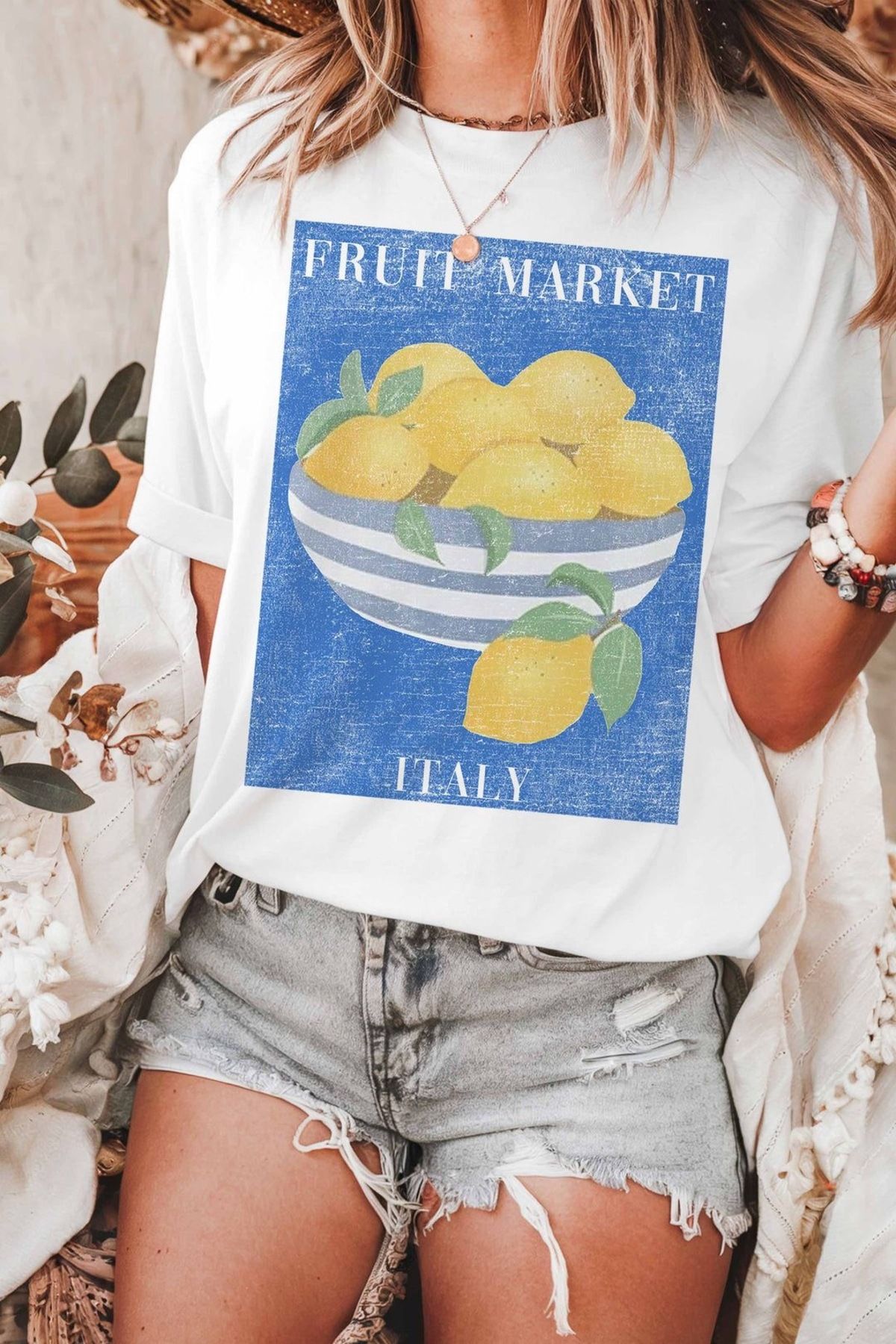 sole stories Oversize Kesim Kısa Kollu Baskılı T-shirt