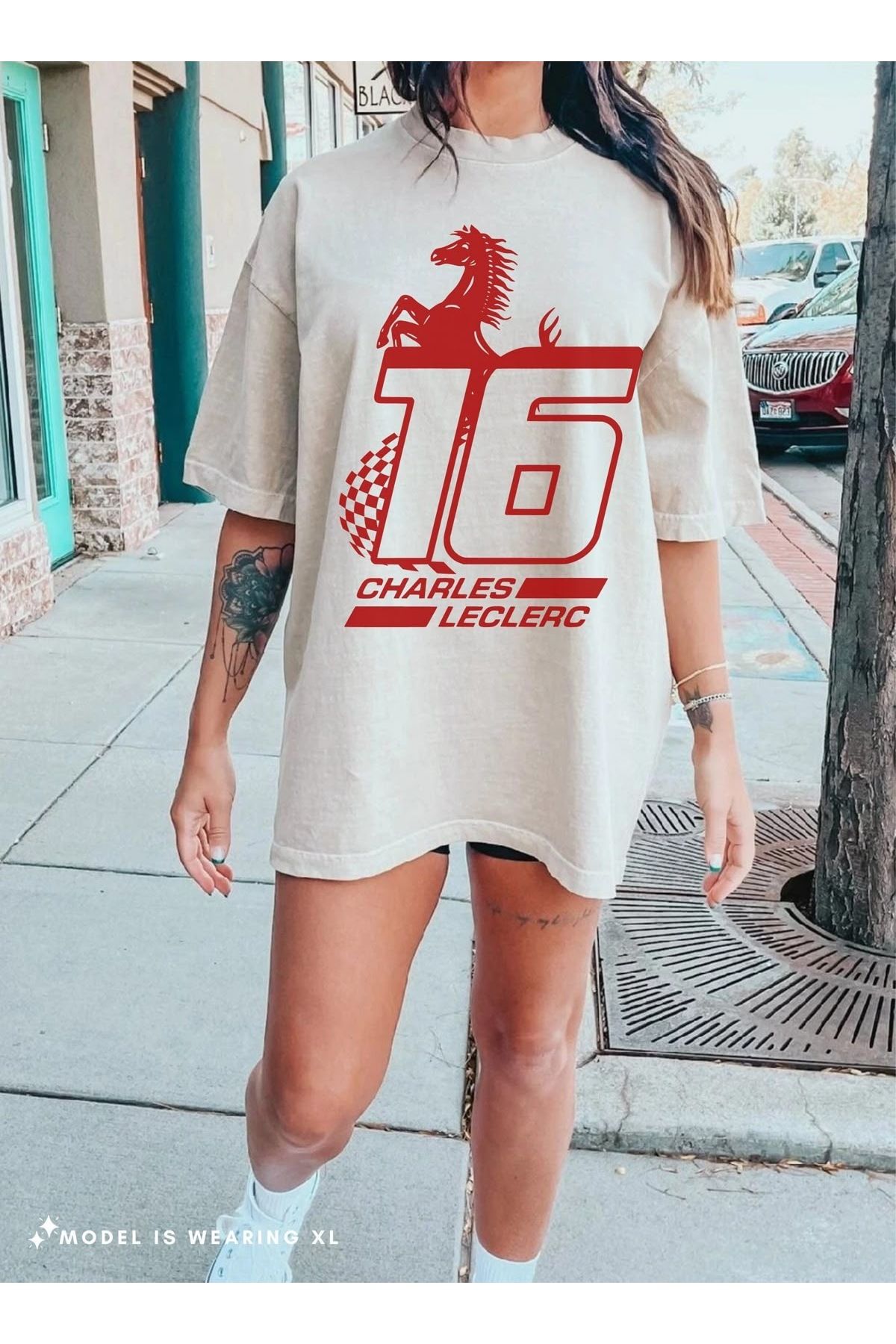 sole stories Oversize Kesim Kısa Kollu Baskılı T-shirt