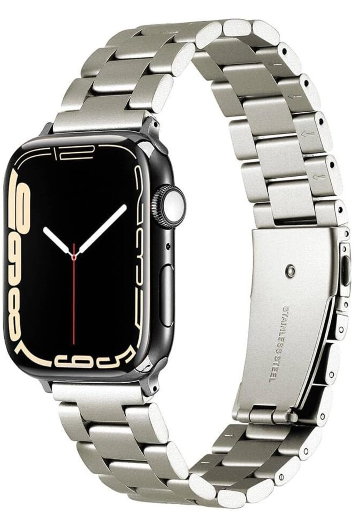KDROĞLU KDROGLU İle Uyumlu Watch 38mm/40mm KRD-93 Metal Kordon Titanyum New Desing 1109836