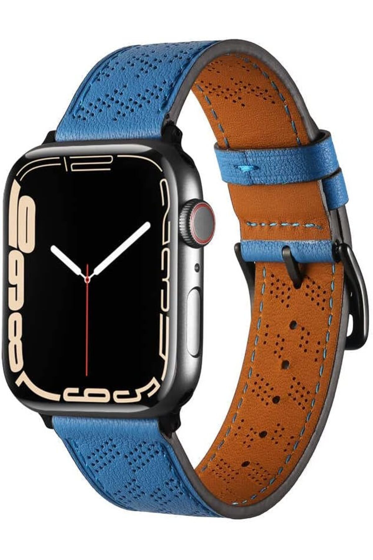 KDROĞLU KDROGLU İle Uyumlu Watch 42mm KRD-76 PU Deri Kordon Strap Kayış Gri New Desing 1109836