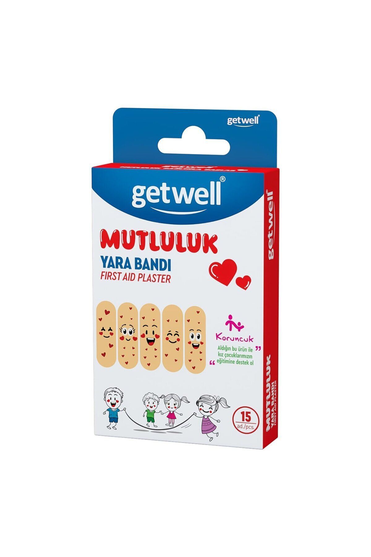 Getwell Mutluluk Yara Bandı 15 Adet