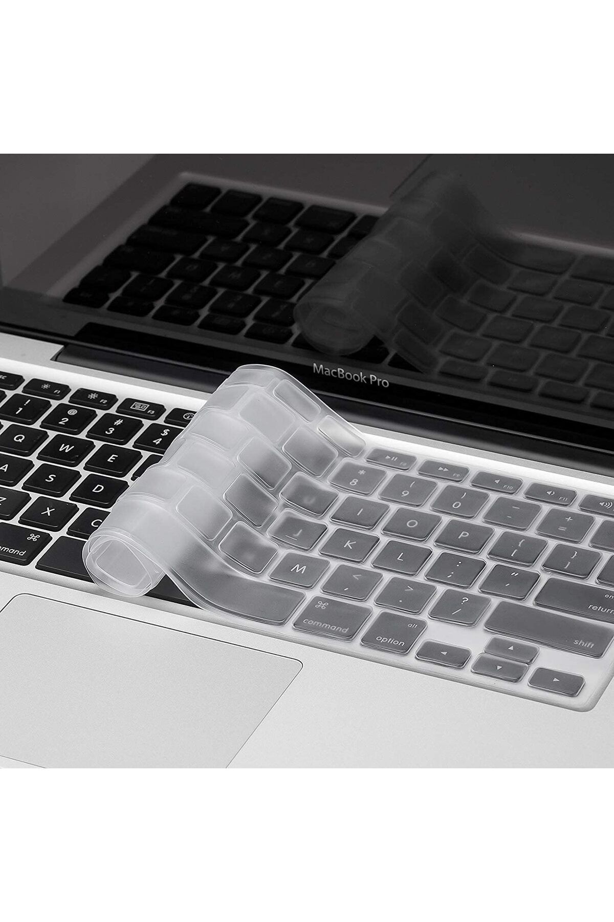 KDROĞLU KDROGLU Macbook Klavye Air Pro Koruyucu (US-ABD İngilizce) (Eski USB'li Model 2008/2017) ile Uyumlu