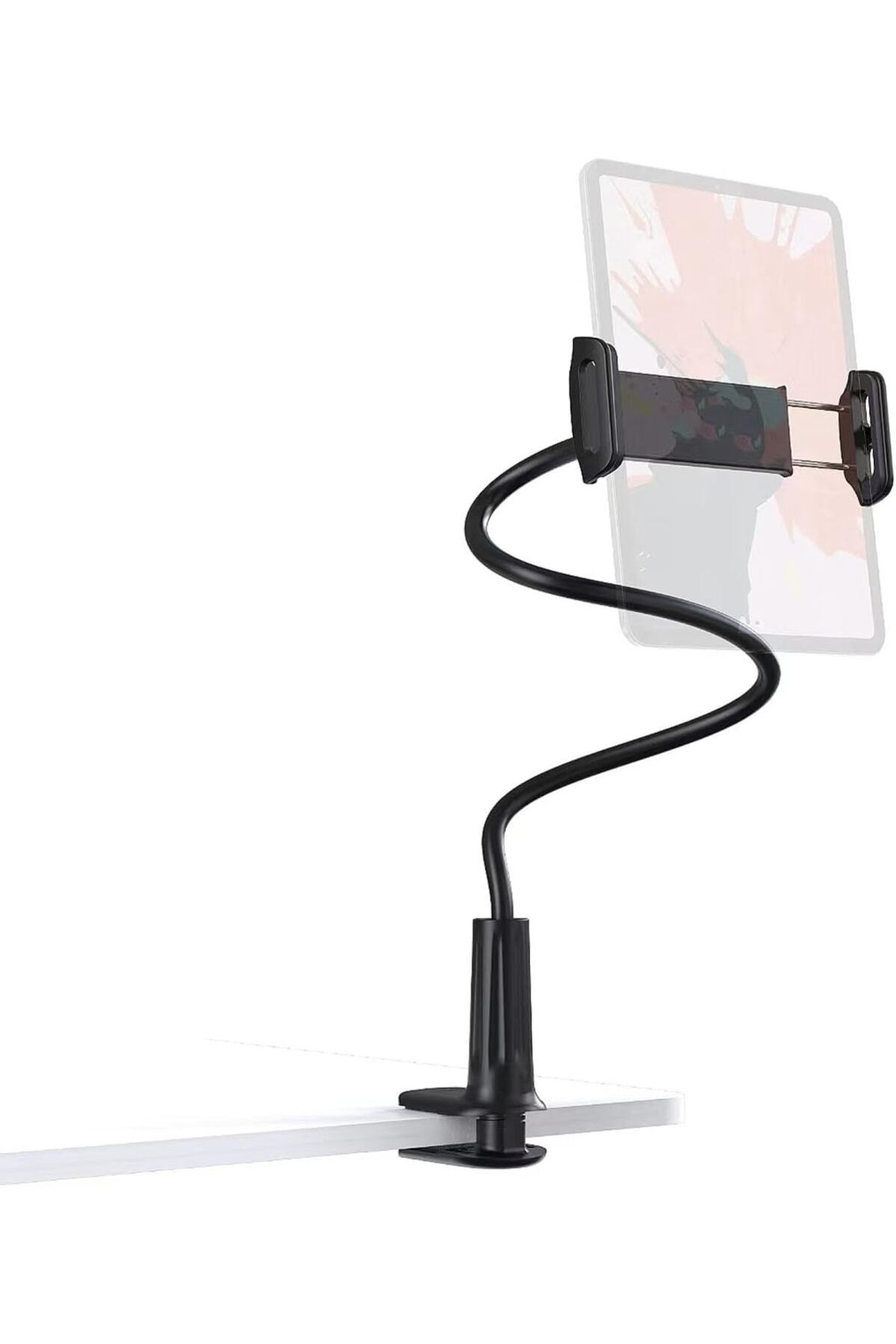 KDROĞLU 70 CM Akrobat Esnek Tablet ve Telefon Tutucu Stand Siyah