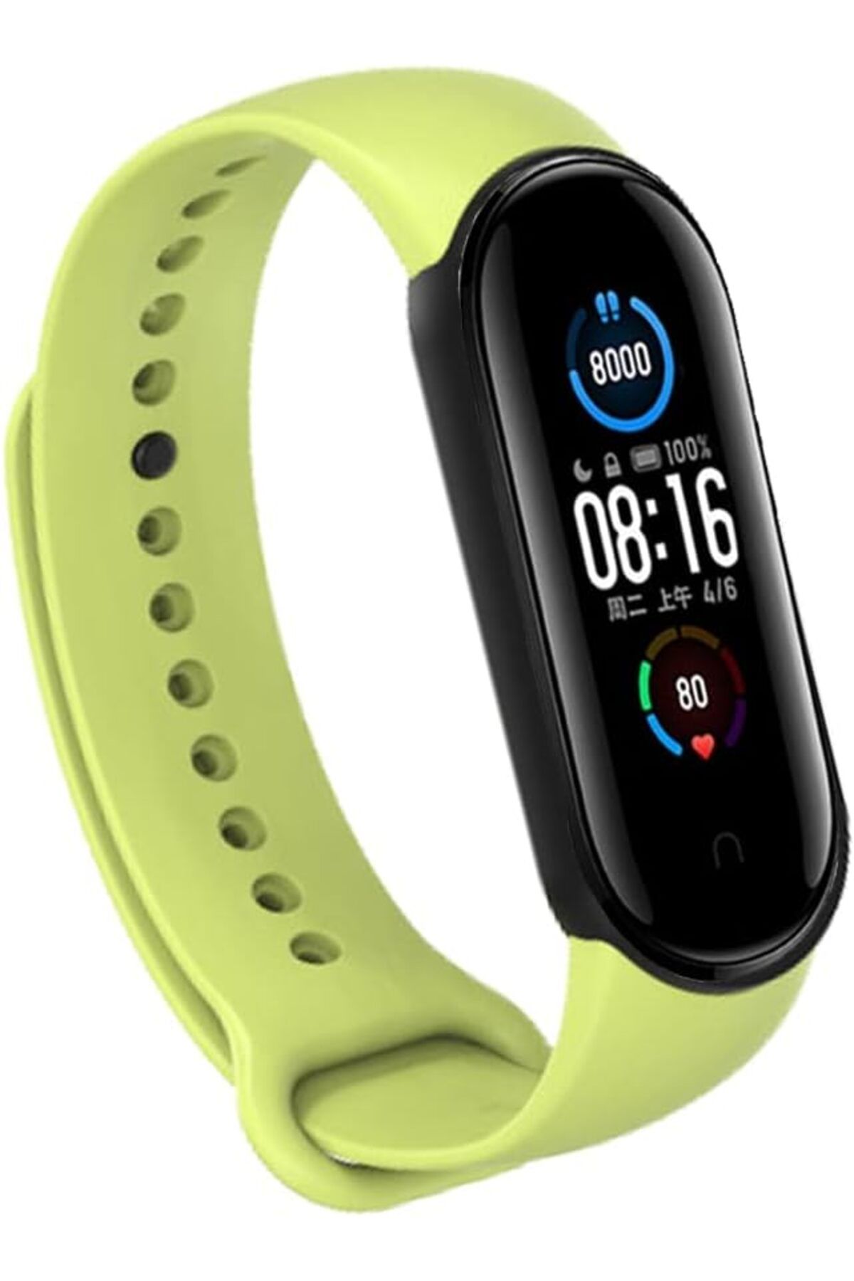 DERİK Derik Mi Band 5 ve 6 Akıllı Bileklik Uyumlu Çift Renk Silikon Kordon YENİ 1122015