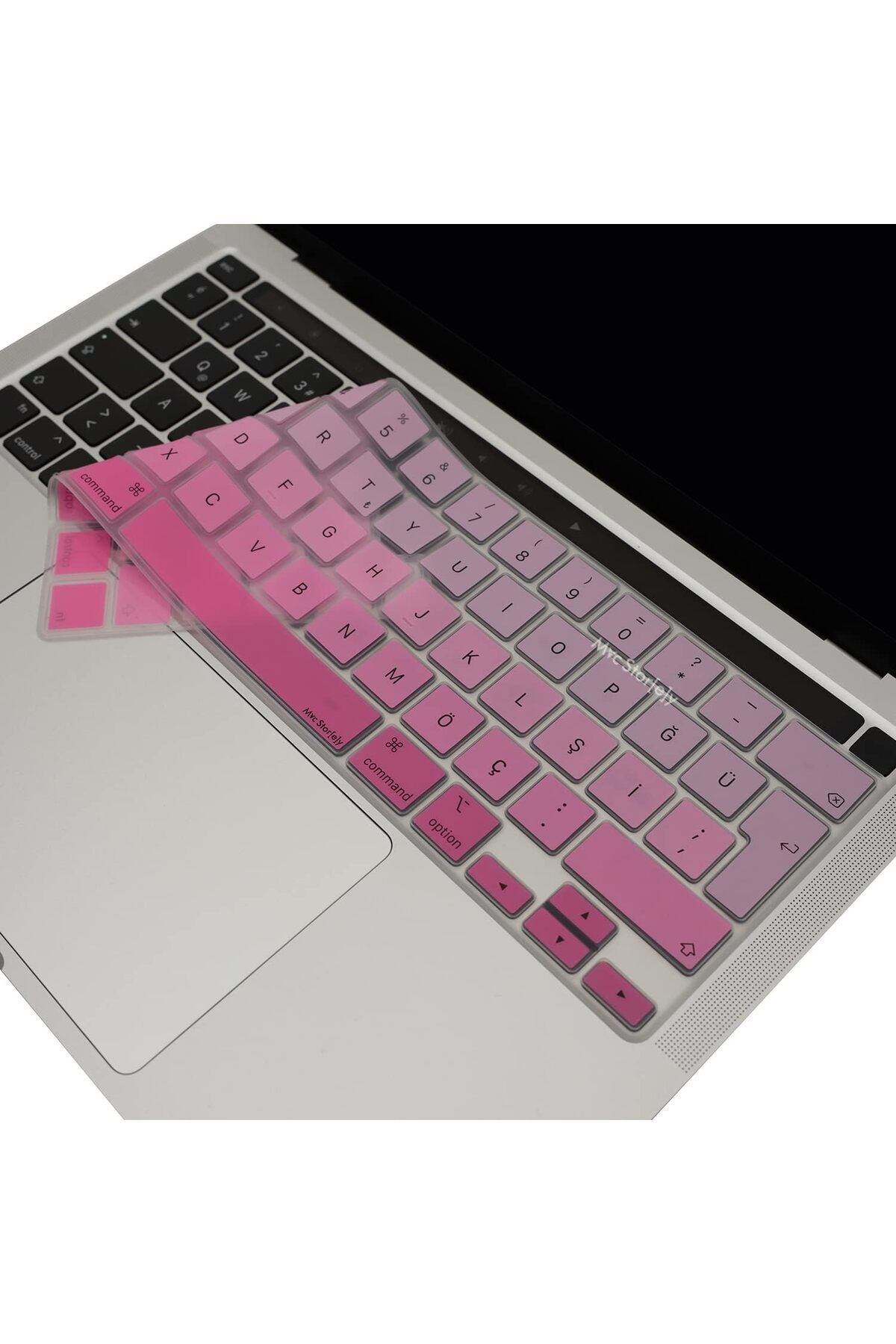 DERİK KADROĞLU Macbook Pro Klavye Kılıfı 13 inç M1-M2, (Türkçe Q) A2338 A2289 A2251 A2141 ile Uyuml