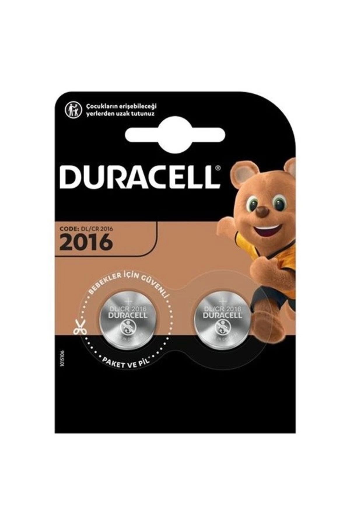 HayMed Duracell Cr2016 Lityum Pil 2li Paket Fiyat (4172)