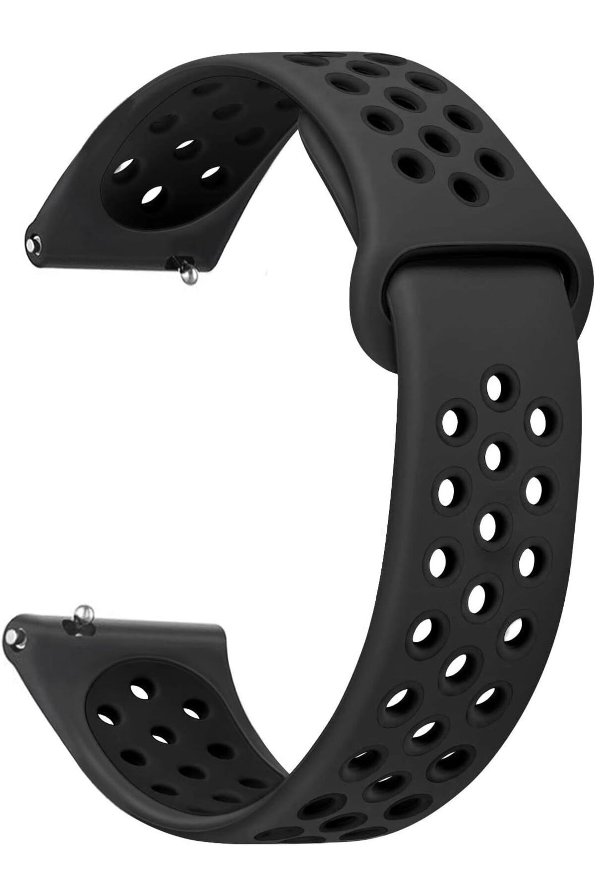 KDROĞLU KDROGLU Galaxy Watch 5 Pro 45mm Rainbow Sport Band Kordon Siyah New Desing 1109836