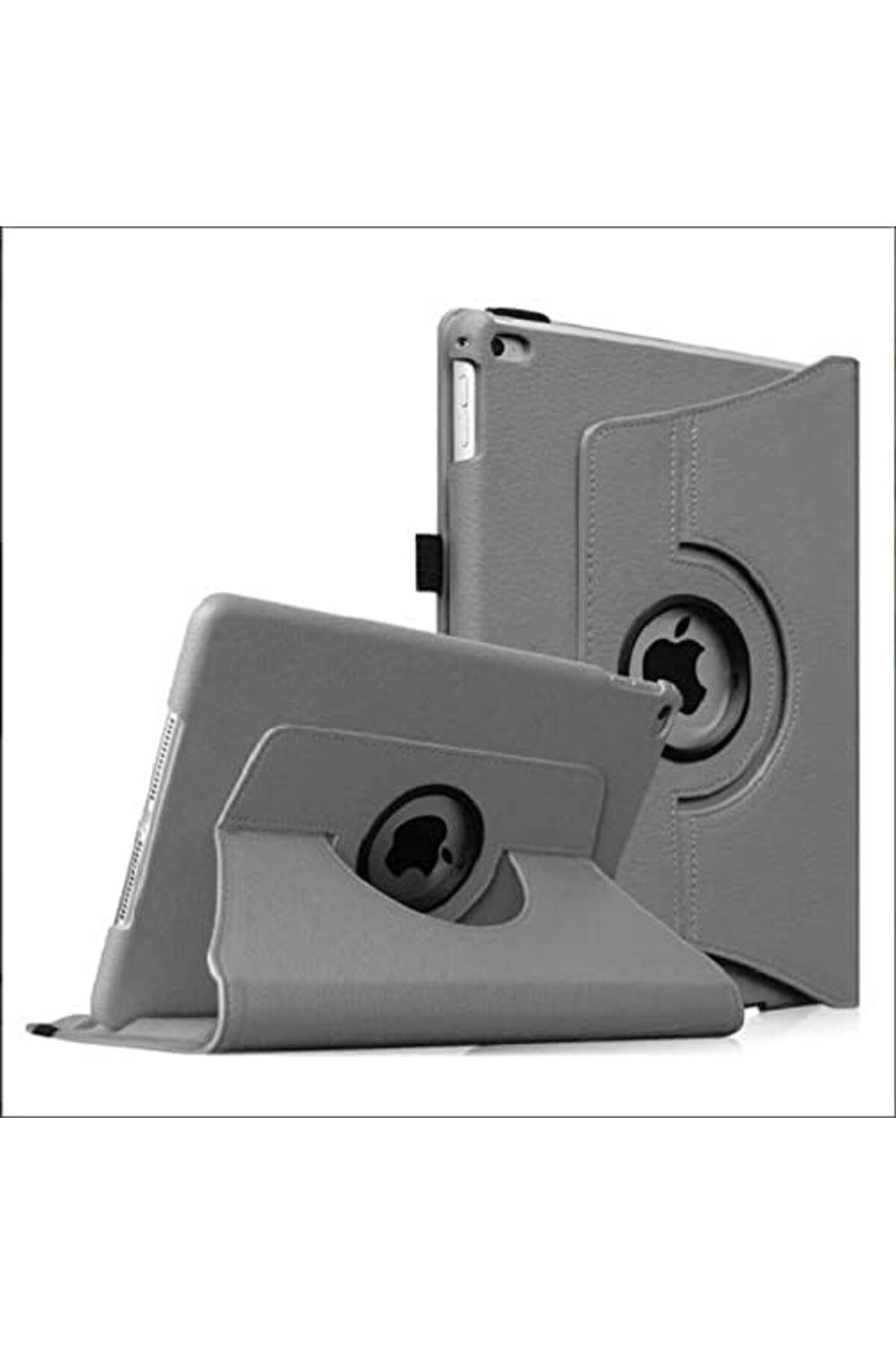 KDROĞLU KDROGLU Kılıf Dönerli Standlı Gümüş-Gri ipad 7. Nesil 8. Nesil 9. Nesil 10.2 inç Air 3 ipad