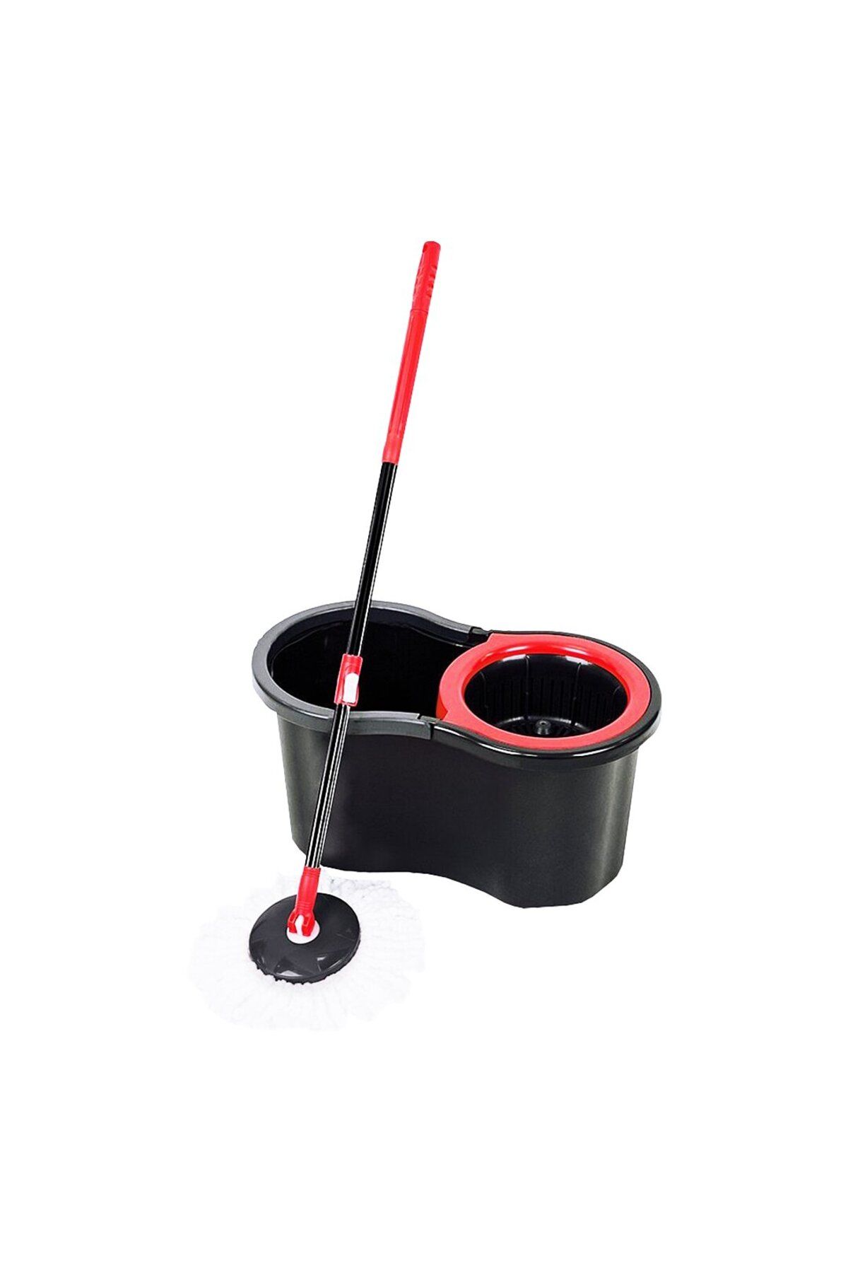 KDROĞLU KDROGLU 13LT - SİYAH - ŞİRİNK OTOMATİK DÖNERLİ KOVA MOP TEMİZLK SETİ New Desing 1109836