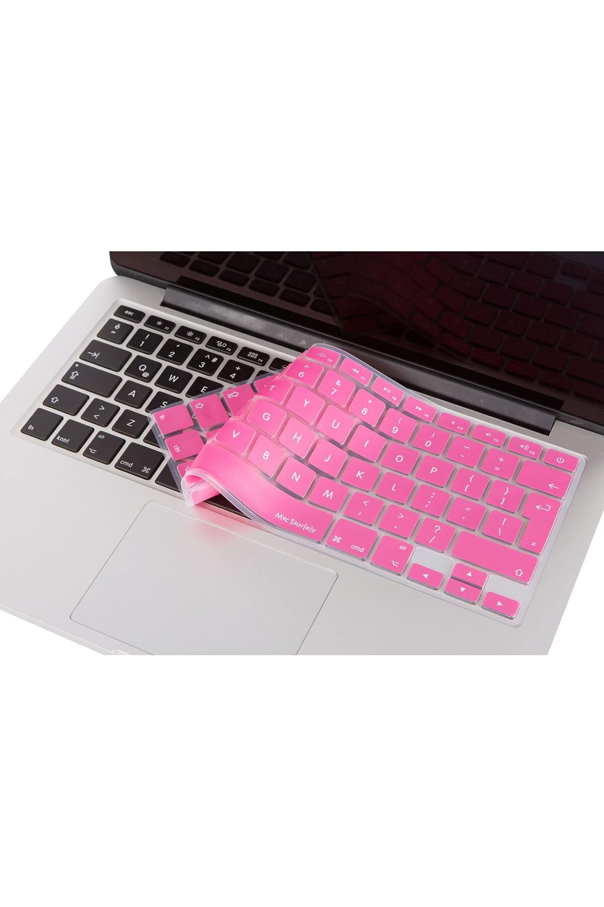 ÇAĞUR çağur Macbook Klavye Koruyucu Air Pro (UK-EU İngilizce) (Eski USB'li Model 2008/2017) ile Uyumlu