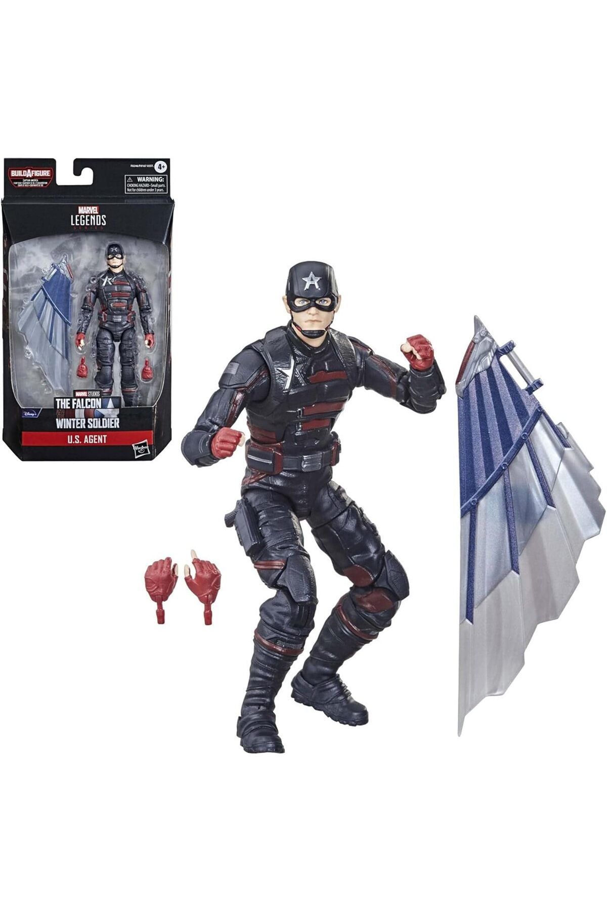 KDROĞLU KDROGLU ngers Marvel Legends Series The Falcon and the Winter Soldier - U.S Agent Aksiyon Figürü N