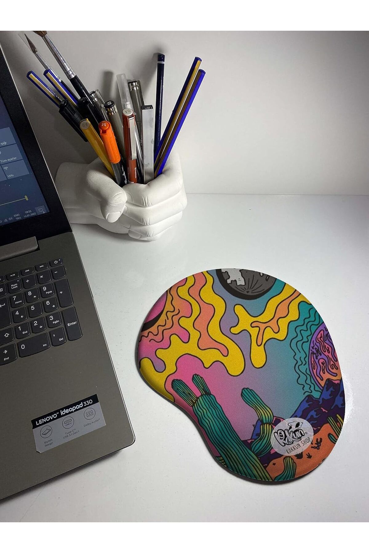 KDROĞLU GEÇMEZ Shop - Ütopya Baskılı Bilek Destekli Mouse Pad AVM 1114477