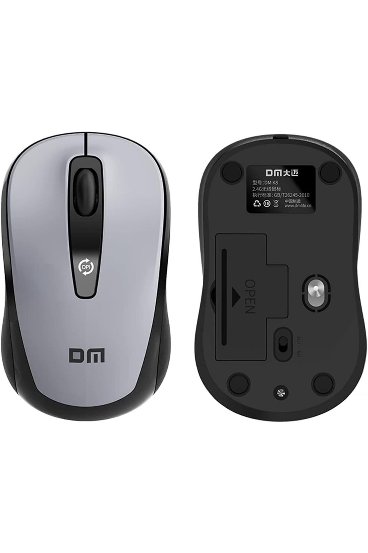 DERİK Derik K8 1200 DPI 2.4 Ghz Kablosuz Mouse YENİ 1122015