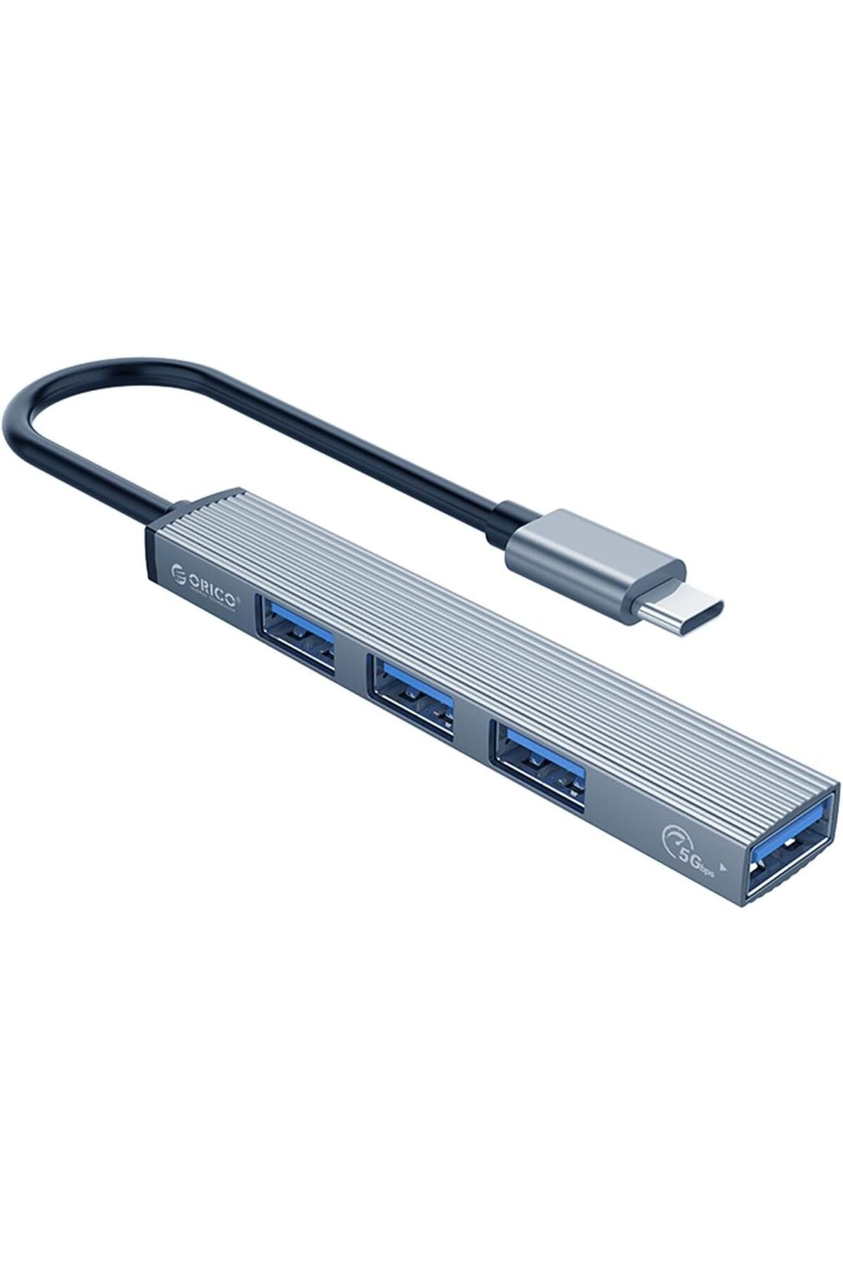KDROĞLU GEÇMEZ Hub USB-C 1 x Port USB-A 3.1, 3 x Port USB-A 2.0, Alüminyum AVM 1114477