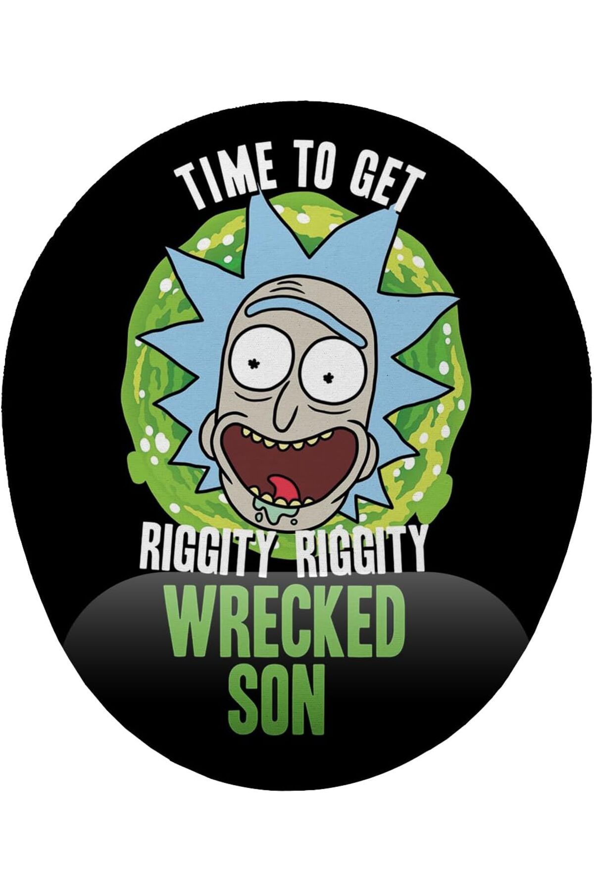 KDROĞLU KDROGLU fikirler Rick Wrecked Son Bilek Destekli Mouse Pad New Desing 1109836